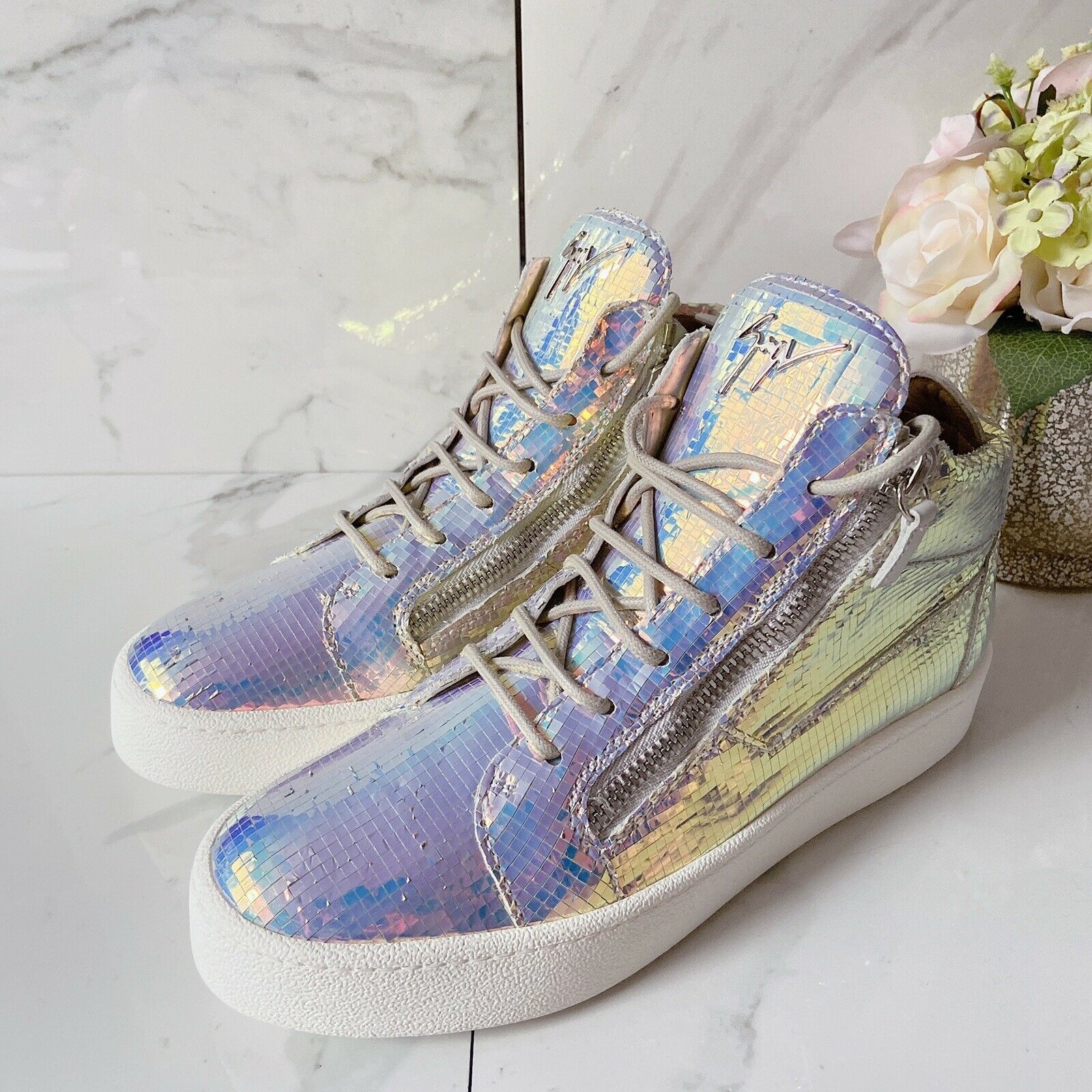 【GIUSEPPE ZANOTTI】SNEAKERS Leather Sneakers Giuseppe Zanotti - 42.5, buy pre-owned at