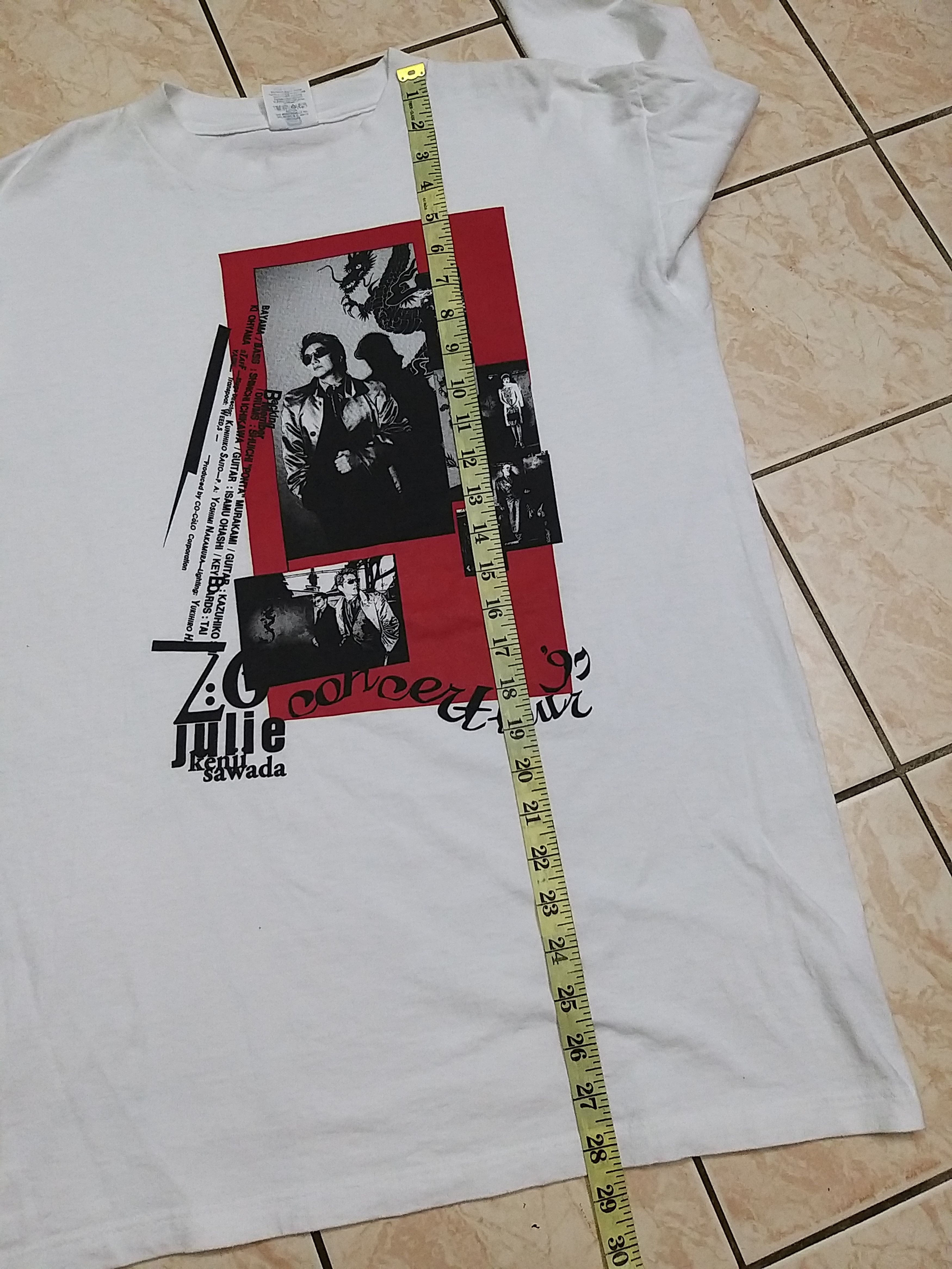 Band Tees VINTAGE 90s KENJI SAWADA JAPANESE ROCK BAND TOUR 1997 SHIRT Size US M / EU 48-50 / 2 - 6 Thumbnail