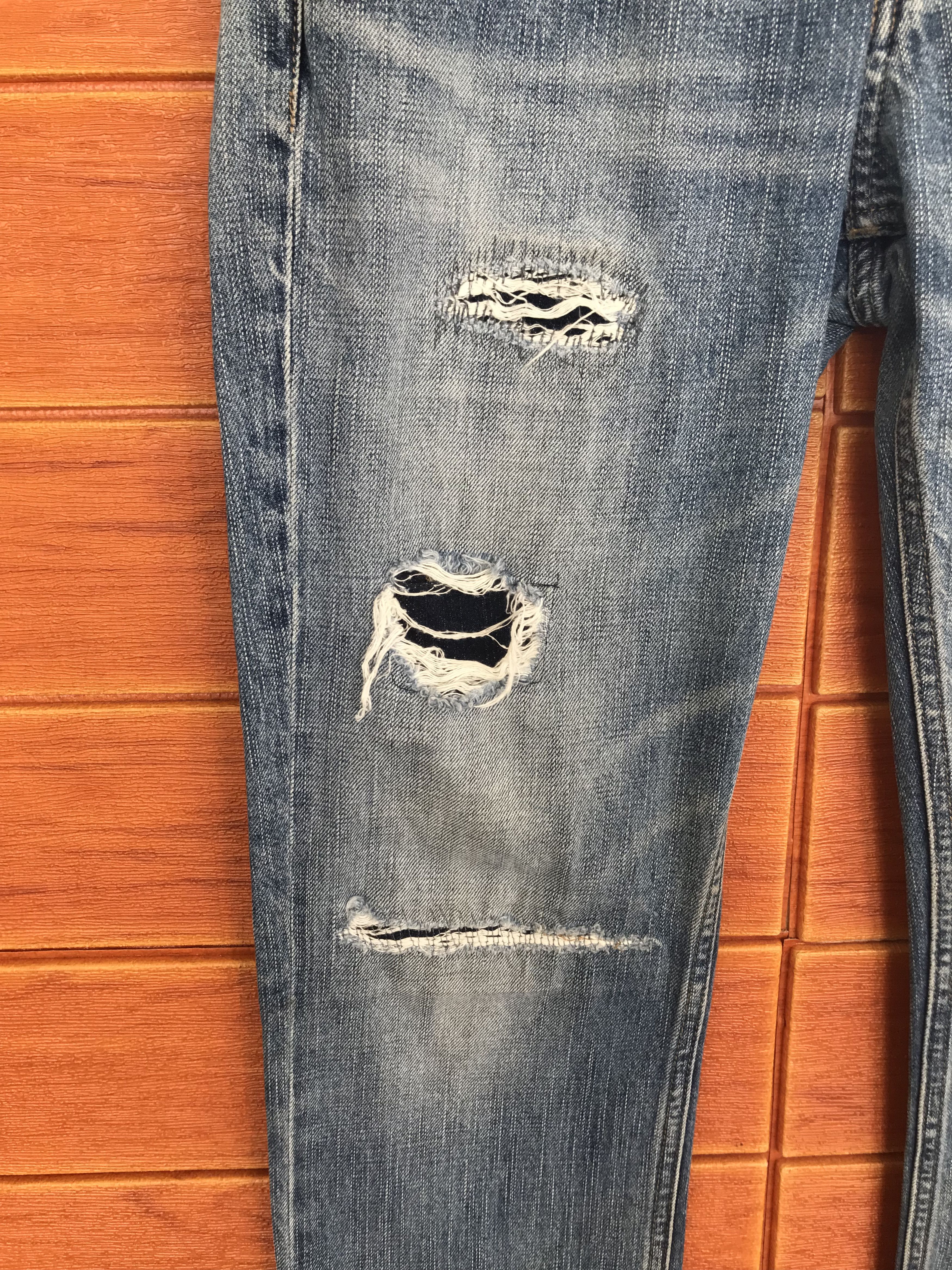 Kapital Fadeless Patchwork Denim Jeans Size US 32 / EU 48 - 3 Thumbnail