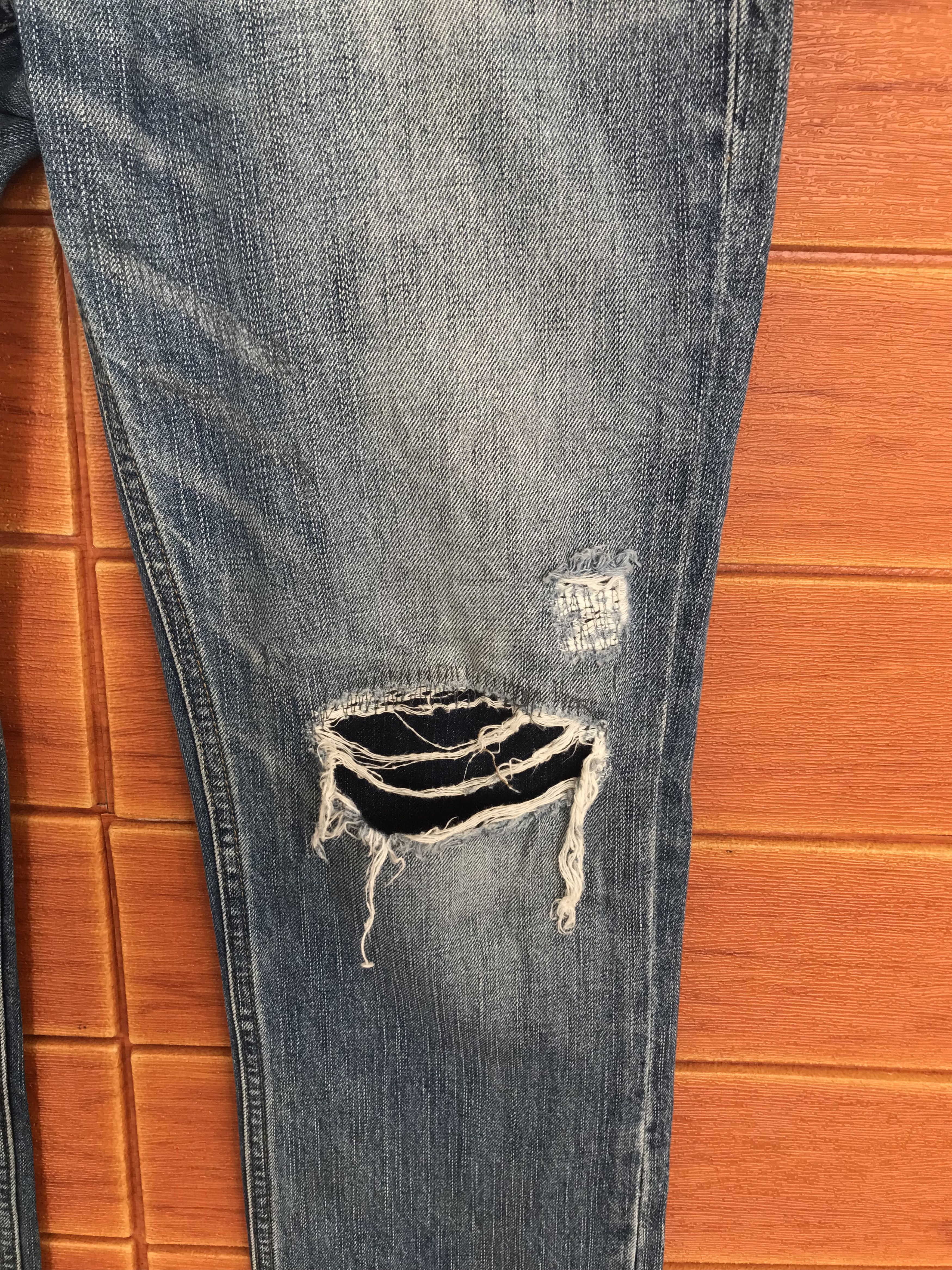 Kapital Fadeless Patchwork Denim Jeans Size US 32 / EU 48 - 4 Thumbnail