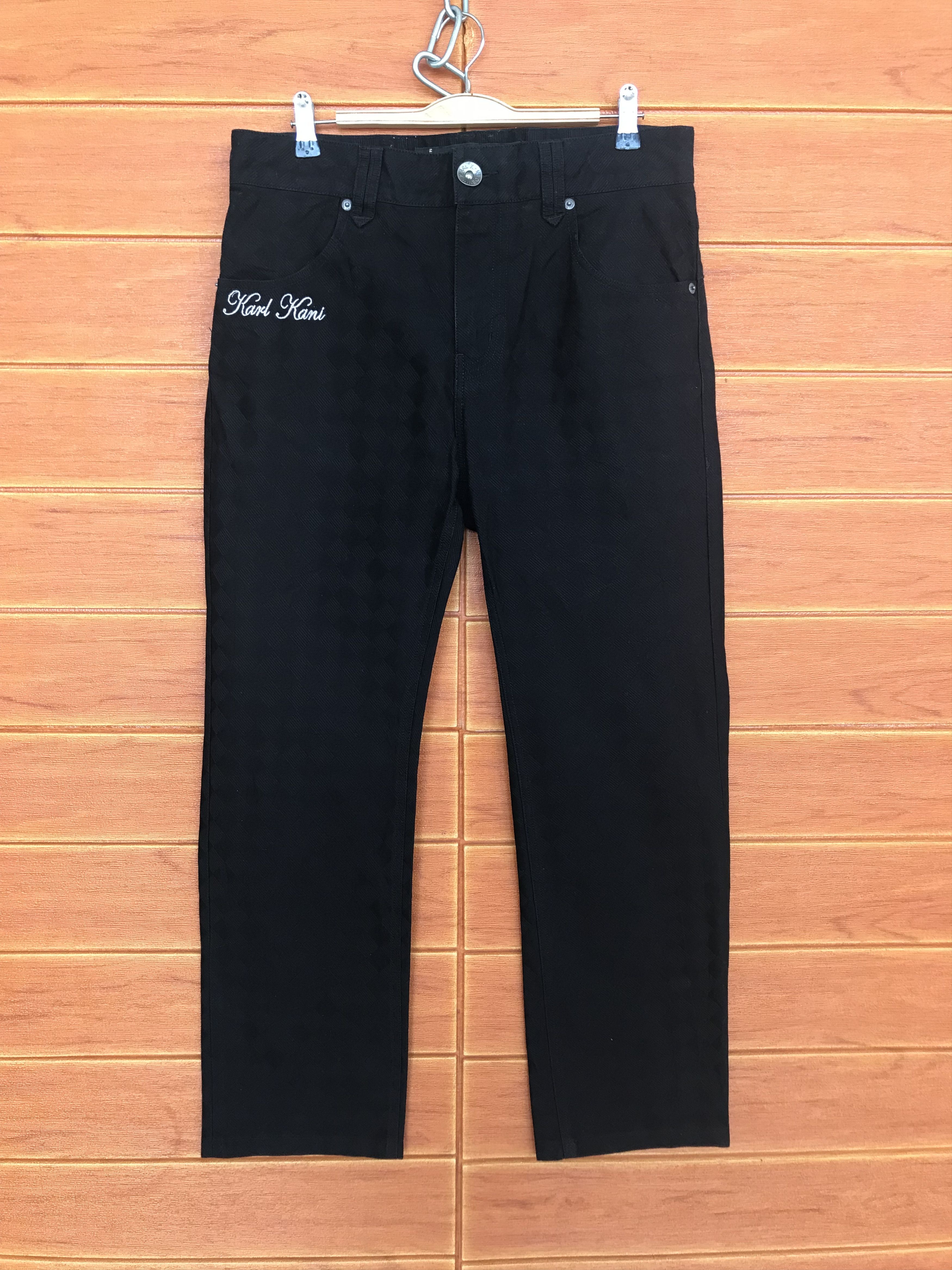 Karl Kani Karl Kani Black Customized Patterned Denim Pants Size US 32 / EU 48 - 7 Thumbnail