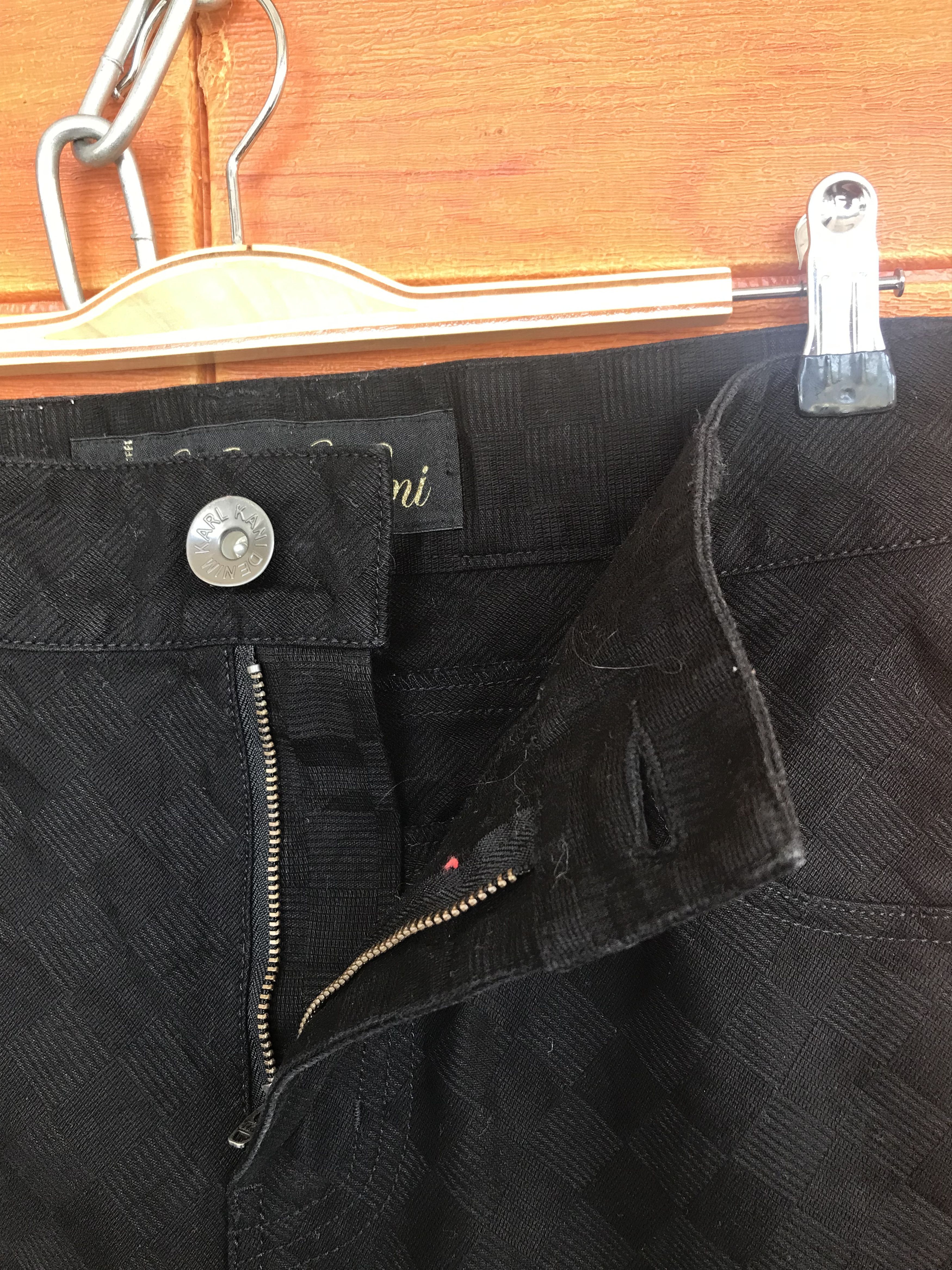 Karl Kani Karl Kani Black Customized Patterned Denim Pants Size US 32 / EU 48 - 11 Thumbnail