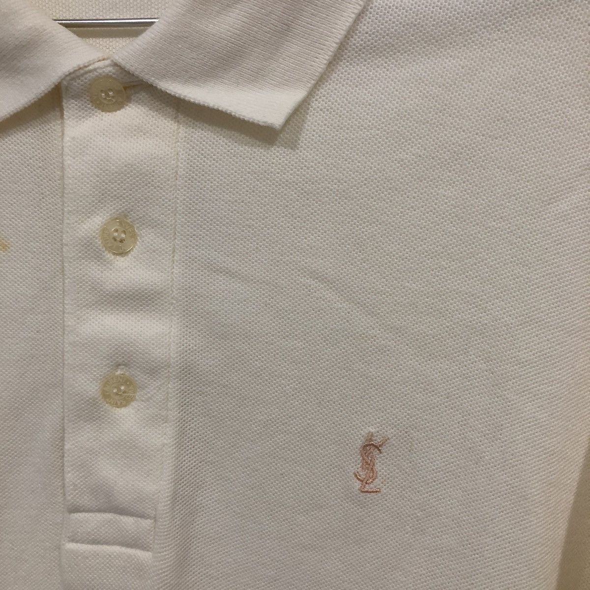 Yves Saint Laurent Vintage YSL Longsleeve Polo Tee Size US L / EU 52-54 / 3 - 4 Thumbnail