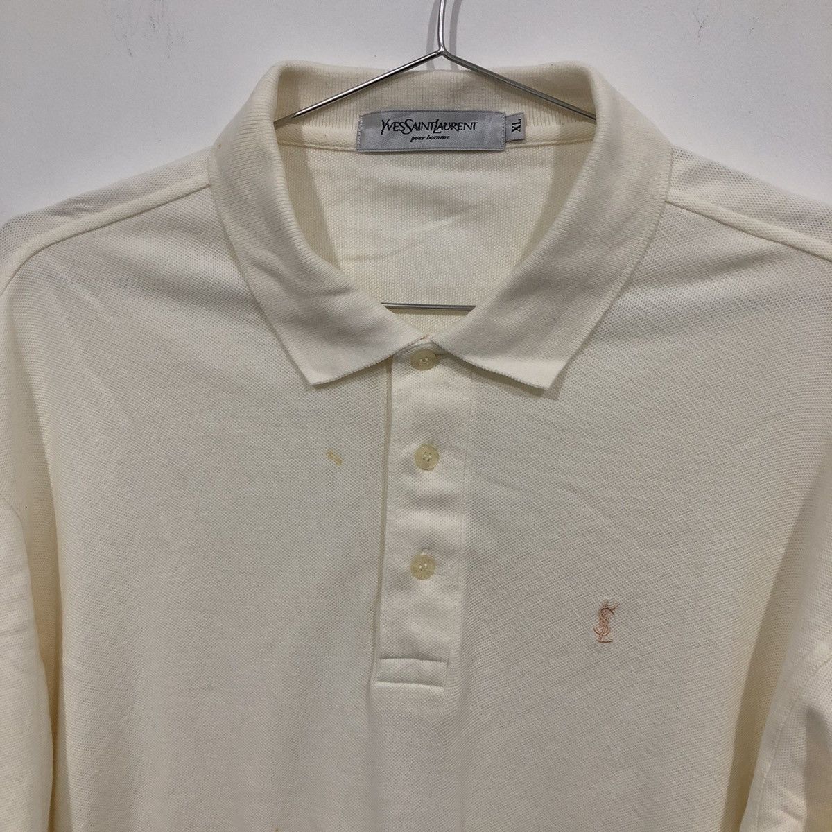 Yves Saint Laurent Vintage YSL Longsleeve Polo Tee Size US L / EU 52-54 / 3 - 2 Thumbnail