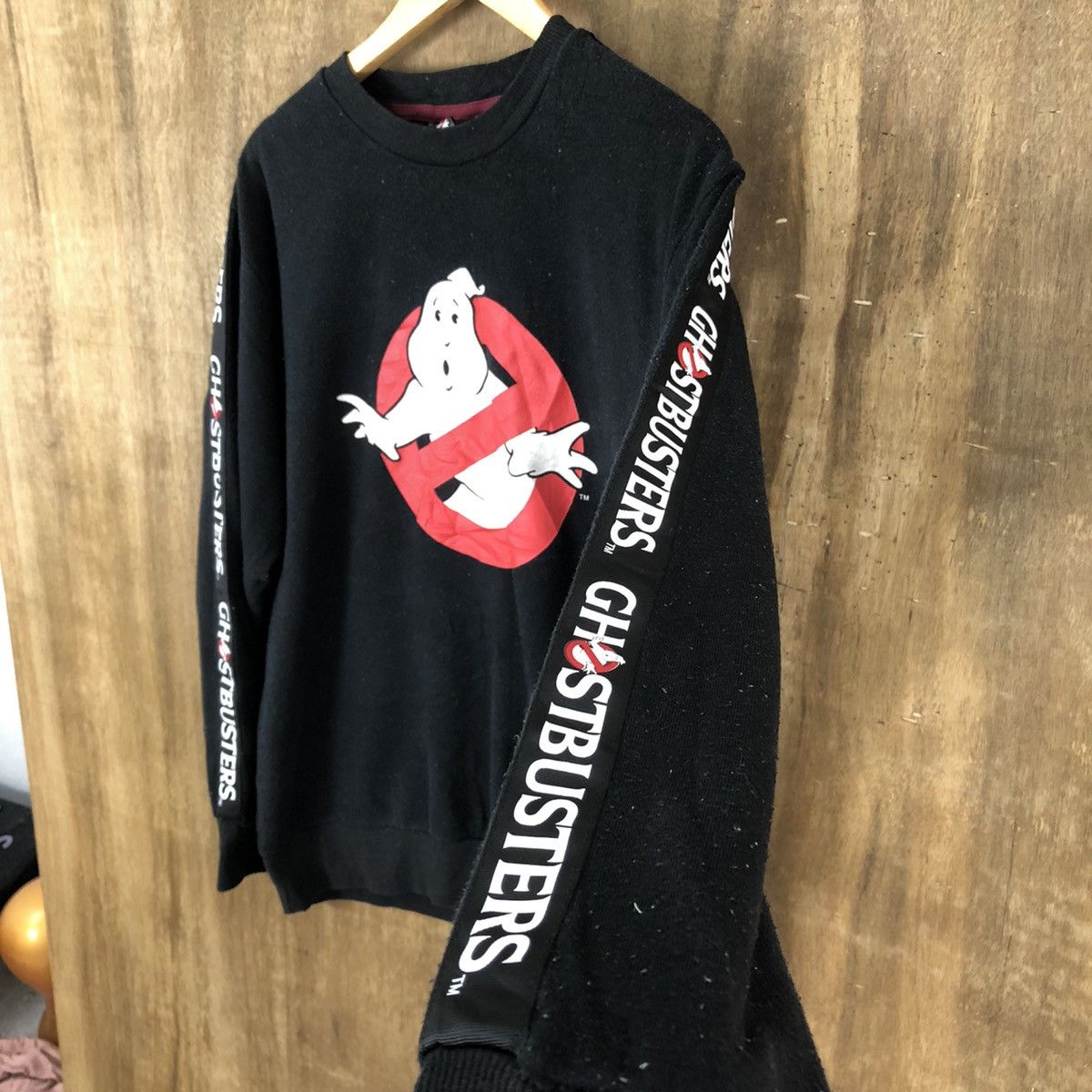 Cartoon Network Vintage Ghost Busters Black Sweatshirt Big Logo #1798 Size US L / EU 52-54 / 3 - 7 Thumbnail