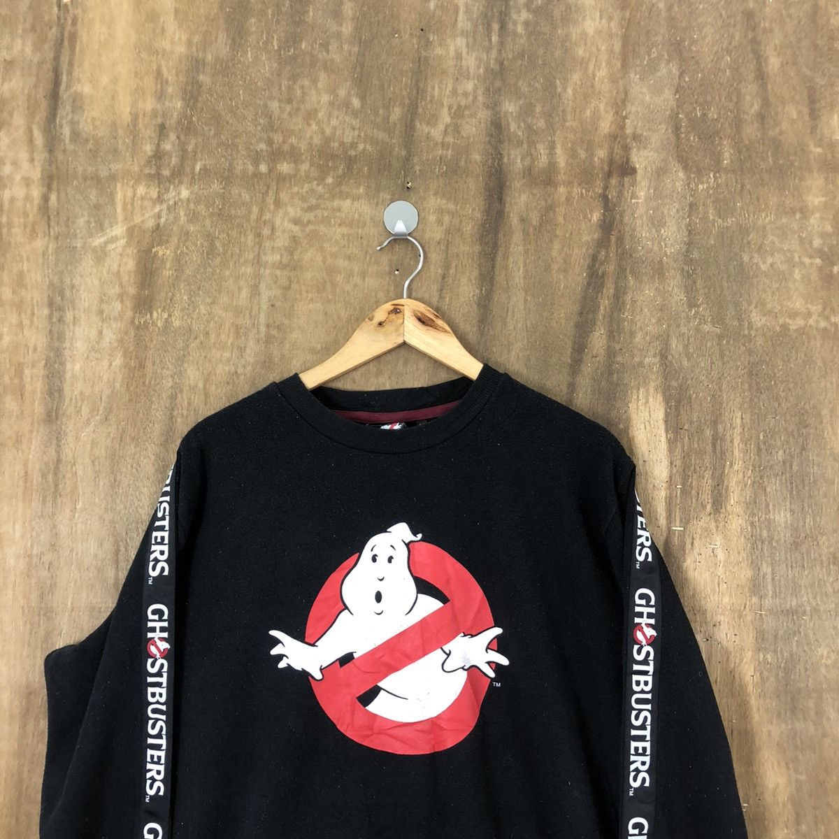 Cartoon Network Vintage Ghost Busters Black Sweatshirt Big Logo #1798 Size US L / EU 52-54 / 3 - 2 Thumbnail