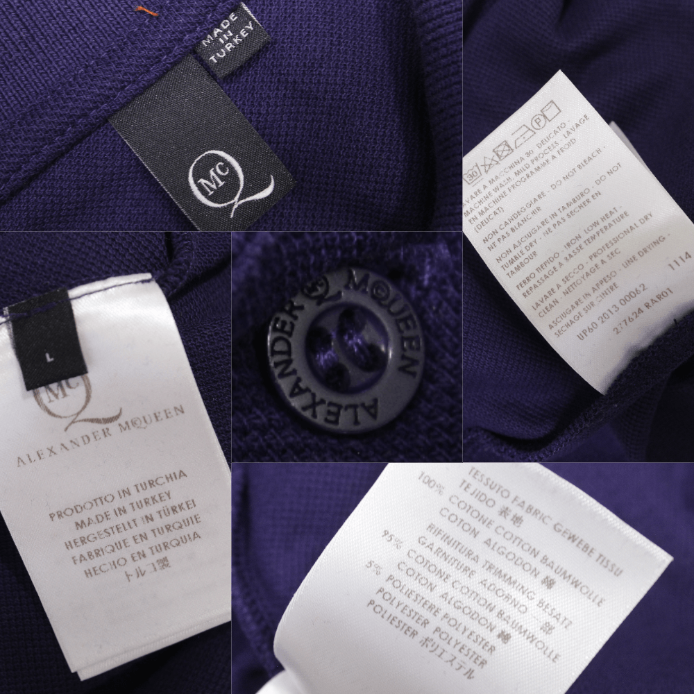 Alexander McQueen 2013 Logo Polo Size US L / EU 52-54 / 3 - 7 Thumbnail