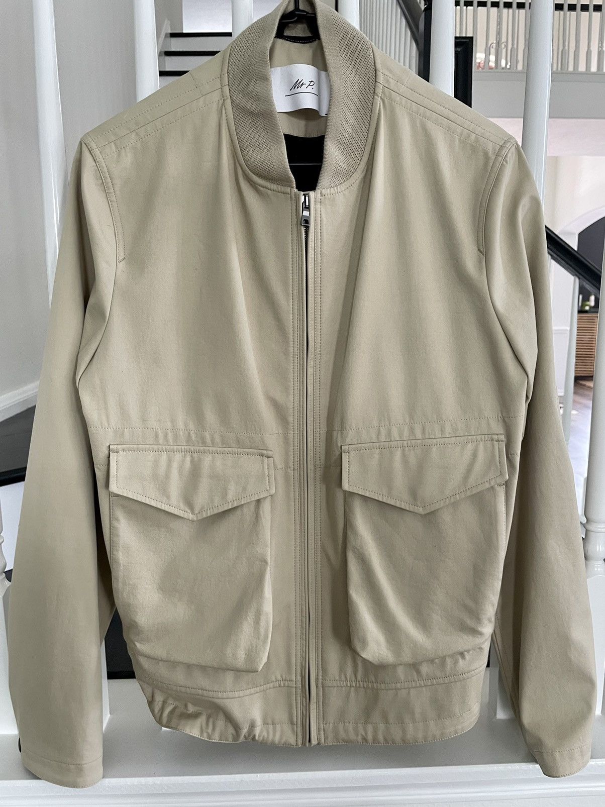 P Cotton Twill Bomber Jacket