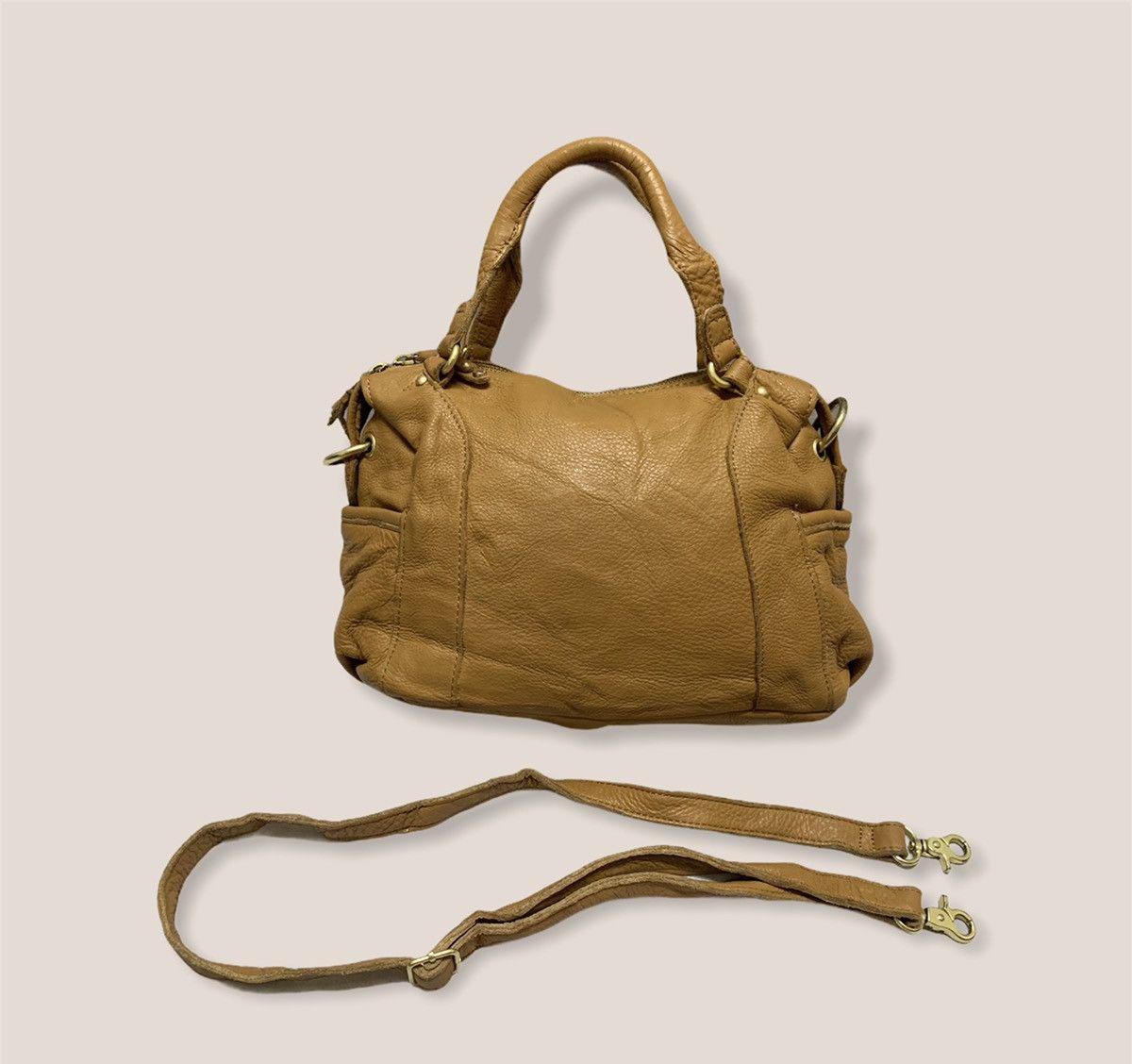 Japanese Brand Beaure Tote Bag - Sling Bag - Leather Bag Size ONE SIZE - 2 Thumbnail