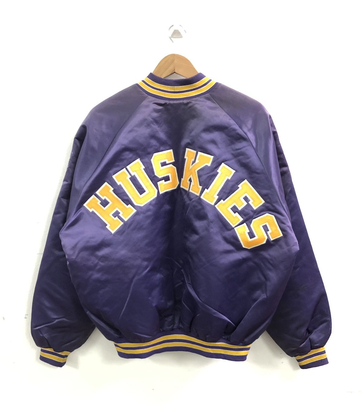 Vtg popular Washington huskies chalk line jacket XL