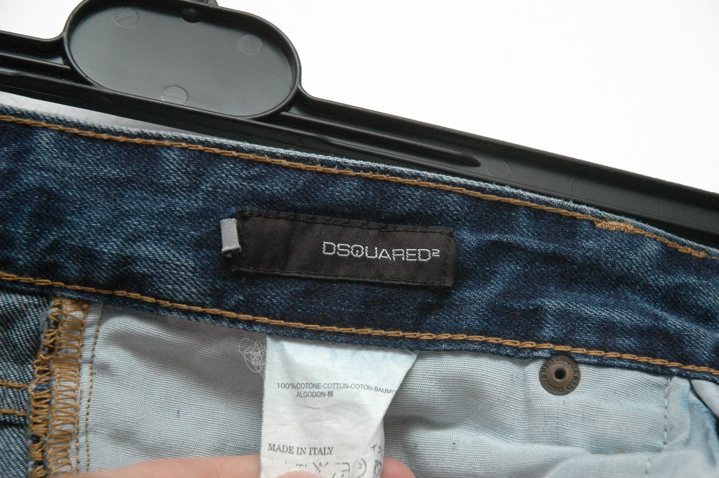 Dsquared2 Dsquared2 Distressed Denim Pant Made in Italy Luxury Size US 30 / EU 46 - 12 Thumbnail