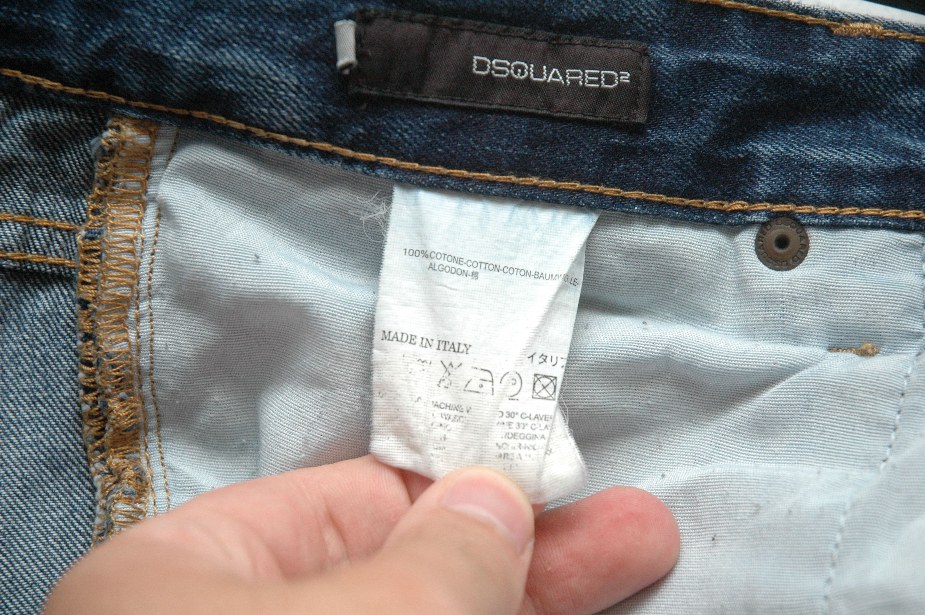 Dsquared2 Dsquared2 Distressed Denim Pant Made in Italy Luxury Size US 30 / EU 46 - 14 Thumbnail