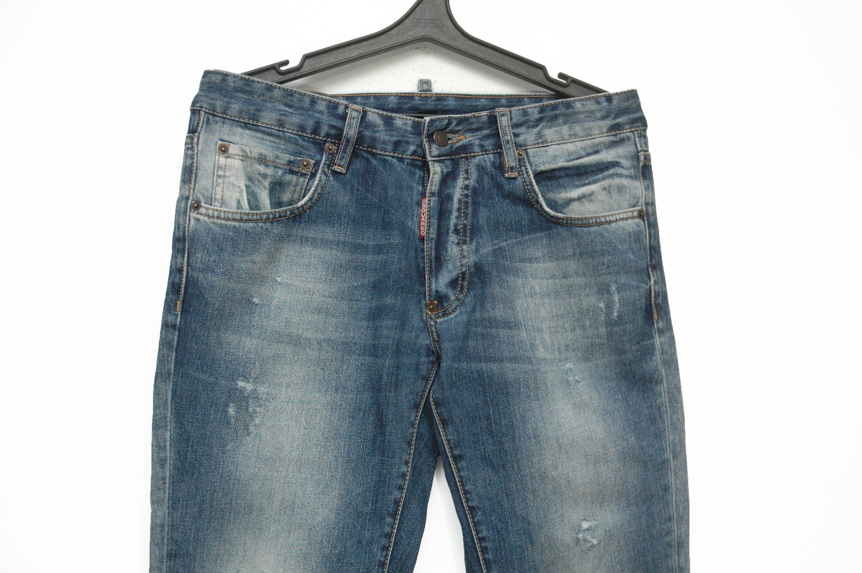 Dsquared2 Dsquared2 Distressed Denim Pant Made in Italy Luxury Size US 30 / EU 46 - 2 Thumbnail