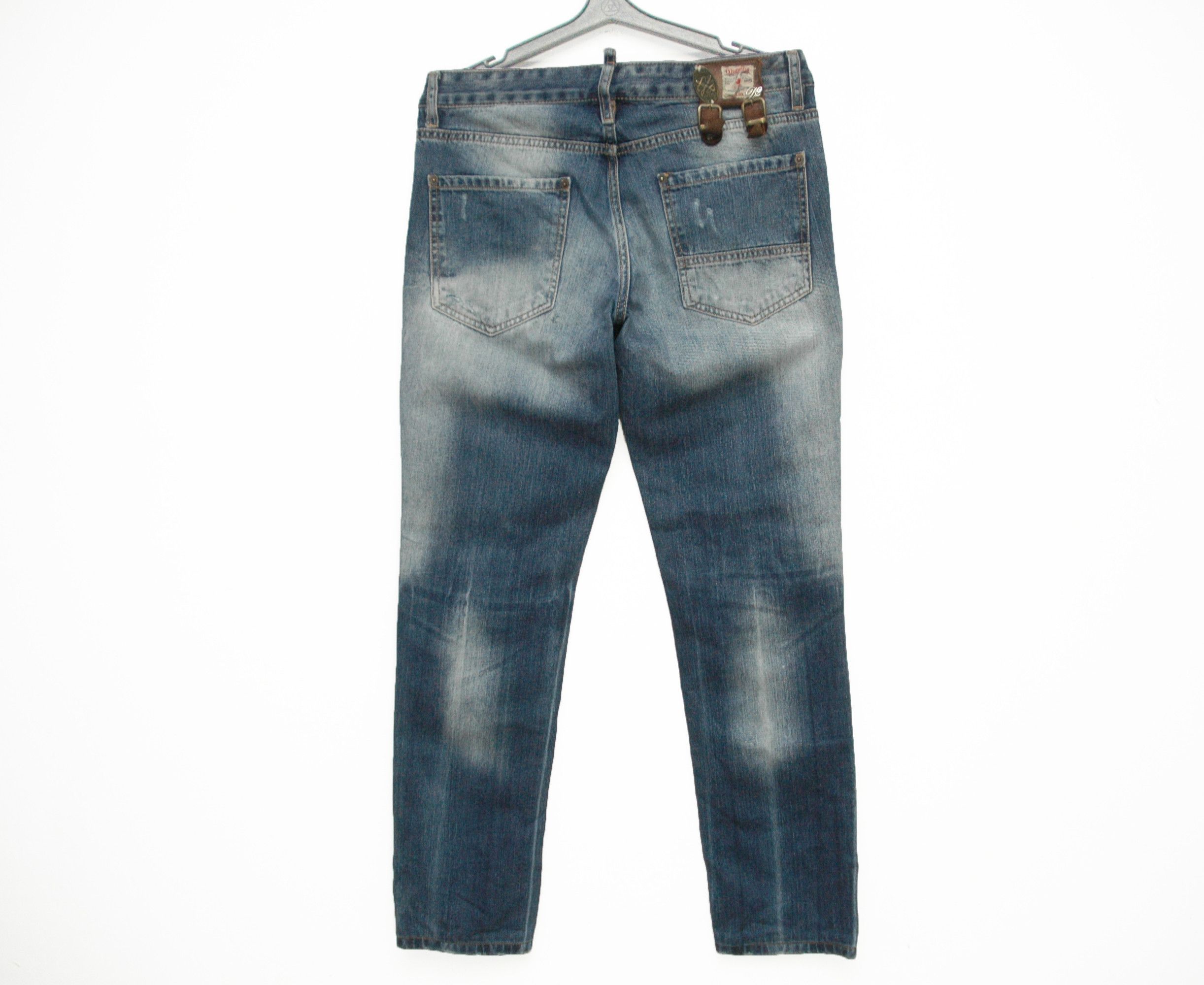 Dsquared2 Dsquared2 Distressed Denim Pant Made in Italy Luxury Size US 30 / EU 46 - 7 Thumbnail
