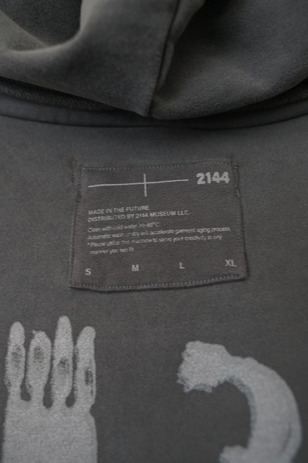 Archival Clothing 2144 Museum Dopamine Mech V3 Removable Hoodie Size Xl