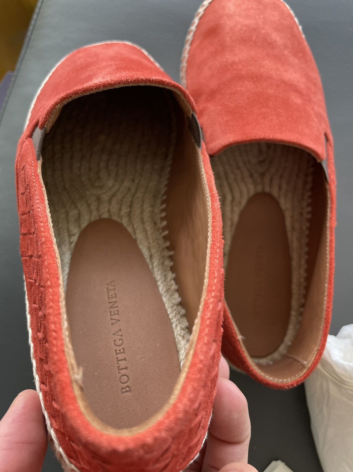 Bottega Veneta $850 Value Limited Edition Runway Leather Espadrilles New Size US 7 / EU 40 - 16 Thumbnail