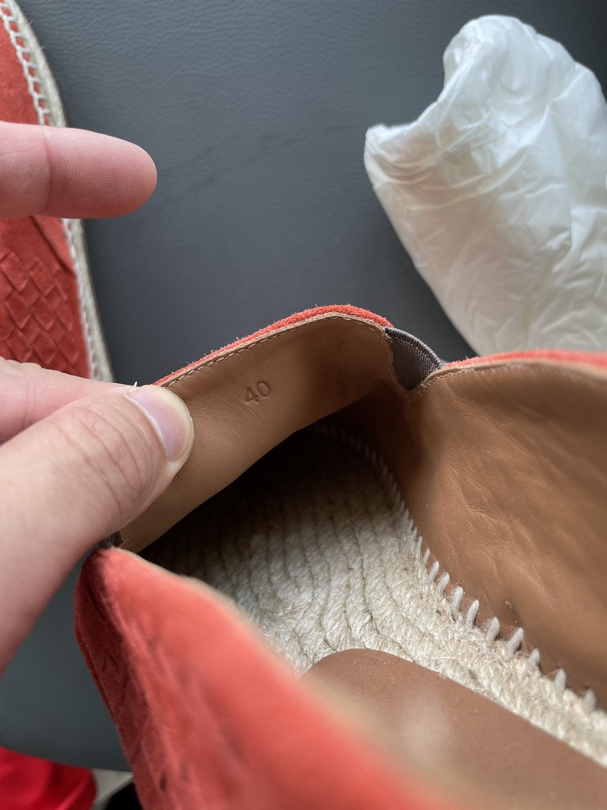 Bottega Veneta $850 Value Limited Edition Runway Leather Espadrilles New Size US 7 / EU 40 - 14 Thumbnail