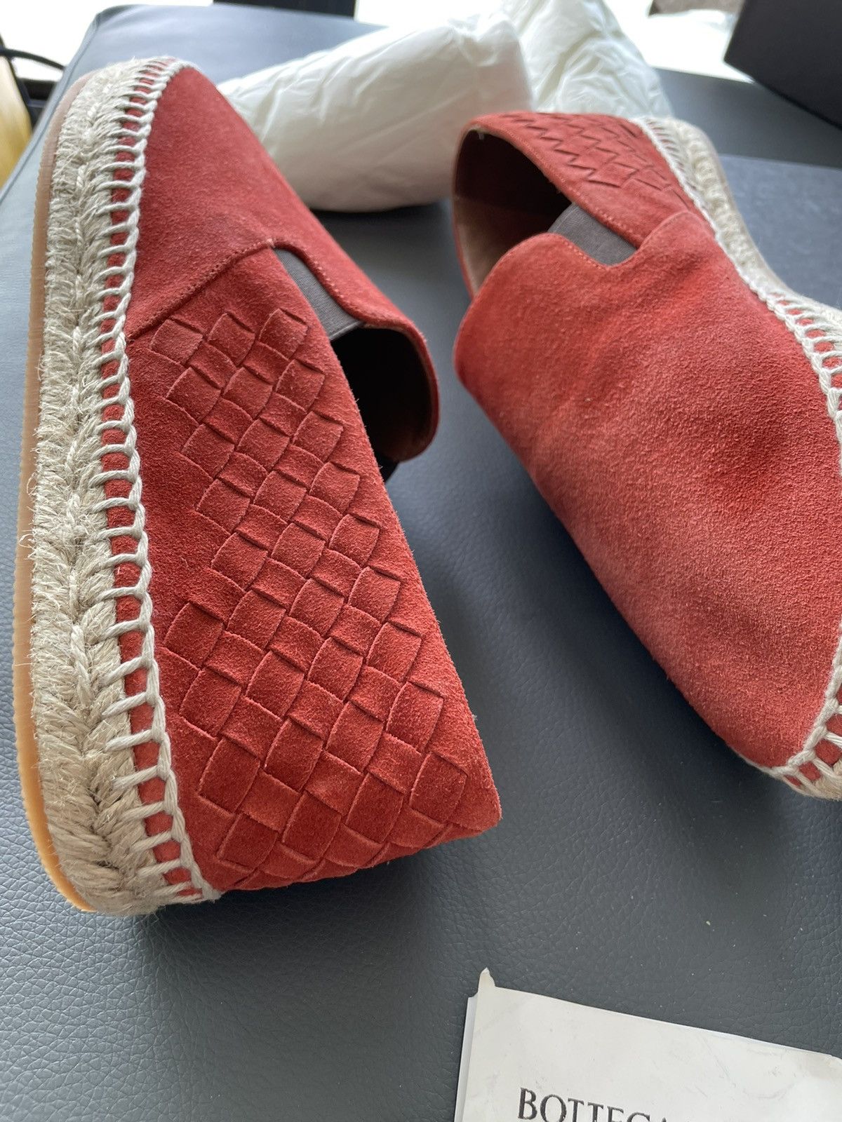 Bottega Veneta $850 Value Limited Edition Runway Leather Espadrilles New Size US 7 / EU 40 - 19 Thumbnail