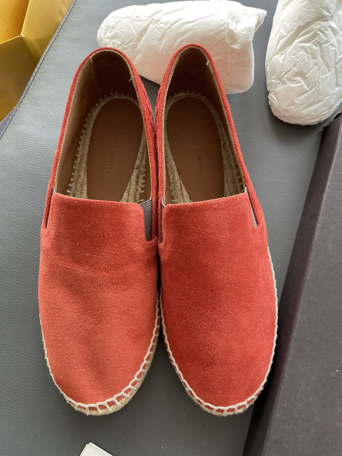 Bottega Veneta $850 Value Limited Edition Runway Leather Espadrilles New Size US 7 / EU 40 - 21 Thumbnail