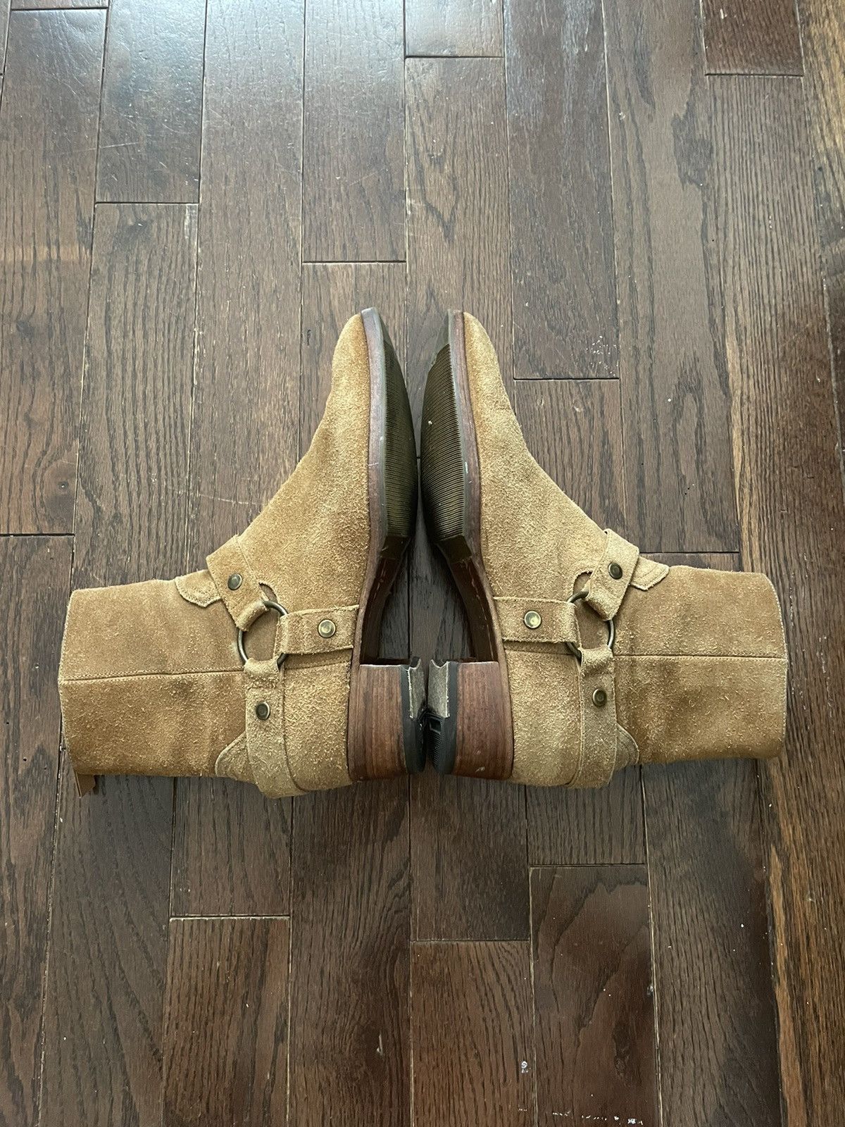 Hedi Slimane × Saint Laurent Paris Saint Laurent Paris FW15 Wyatt Harness Boots Camel Size US 10 / EU 43 - 3 Thumbnail