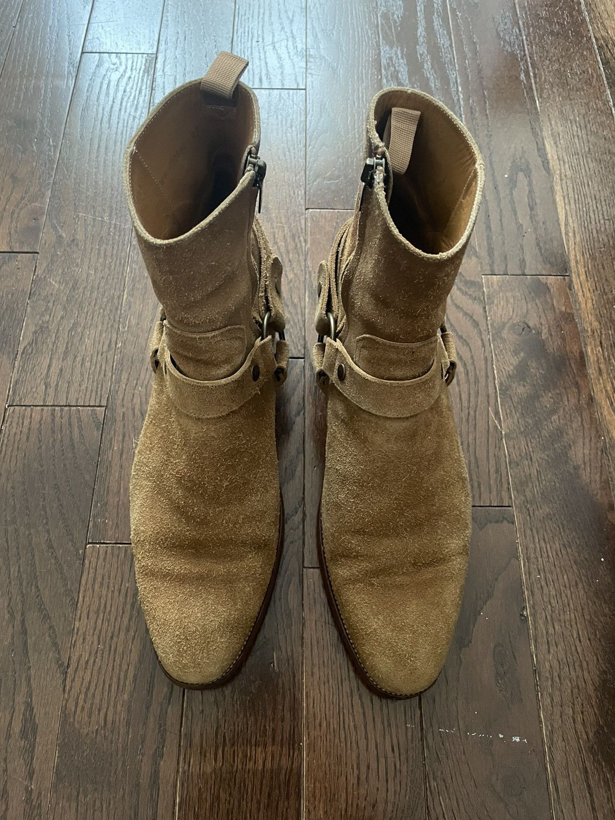 Hedi Slimane × Saint Laurent Paris Saint Laurent Paris FW15 Wyatt Harness Boots Camel Size US 10 / EU 43 - 2 Thumbnail
