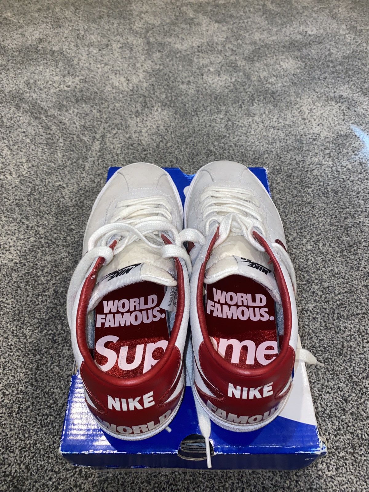 Nike × Supreme Supreme SB x Bruin White Low 2009 Size US 10.5 / EU 43-44 - 3 Thumbnail