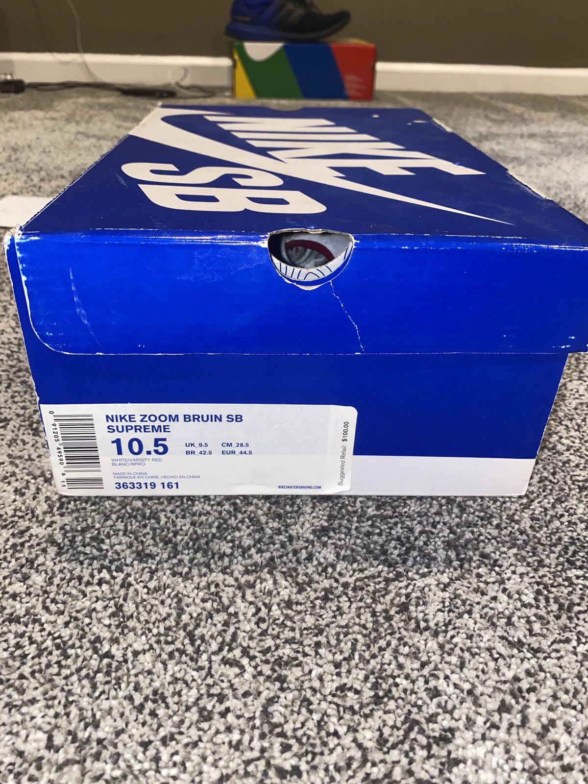 Nike × Supreme Supreme SB x Bruin White Low 2009 Size US 10.5 / EU 43-44 - 8 Thumbnail