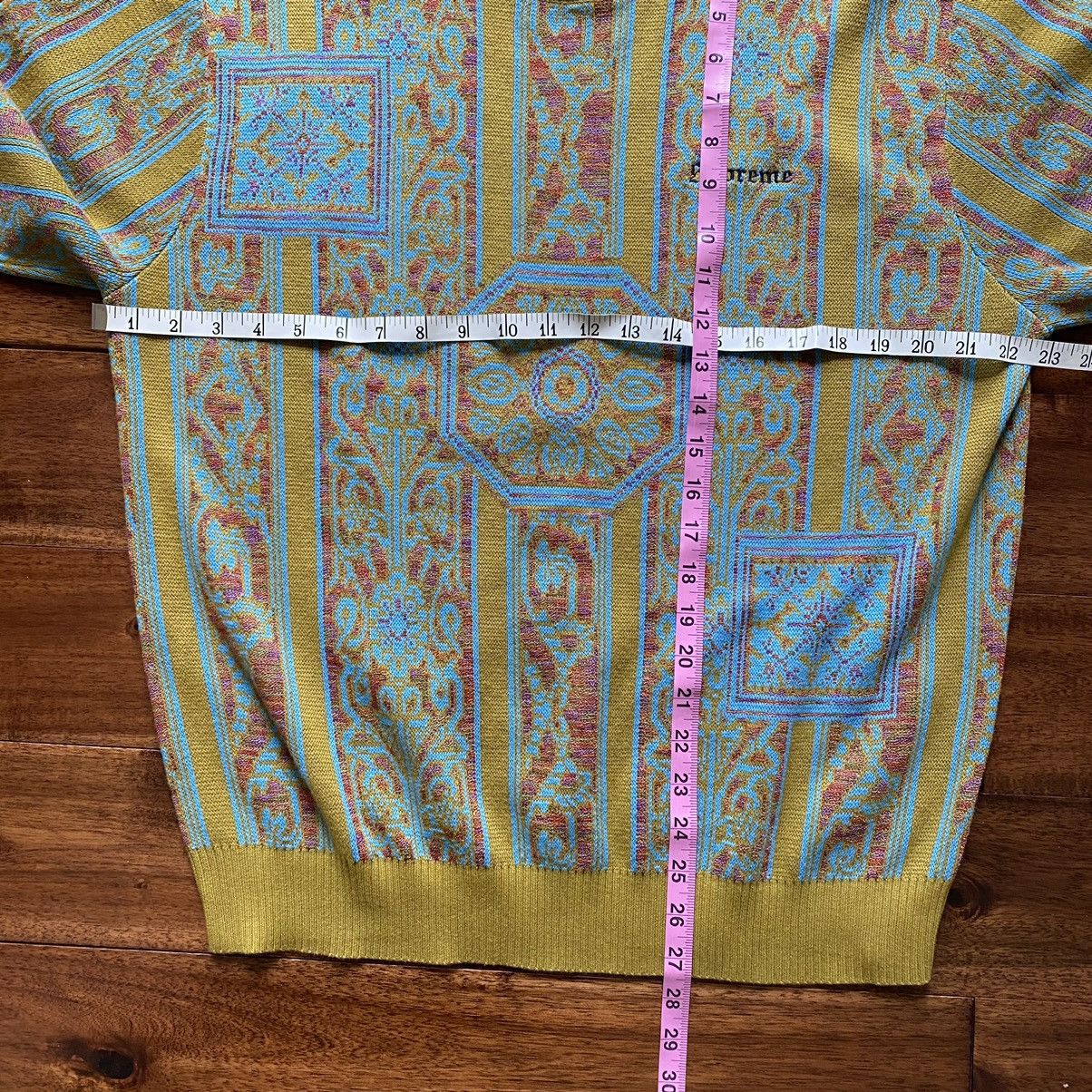 Supreme Tapestry Sweater | Grailed
