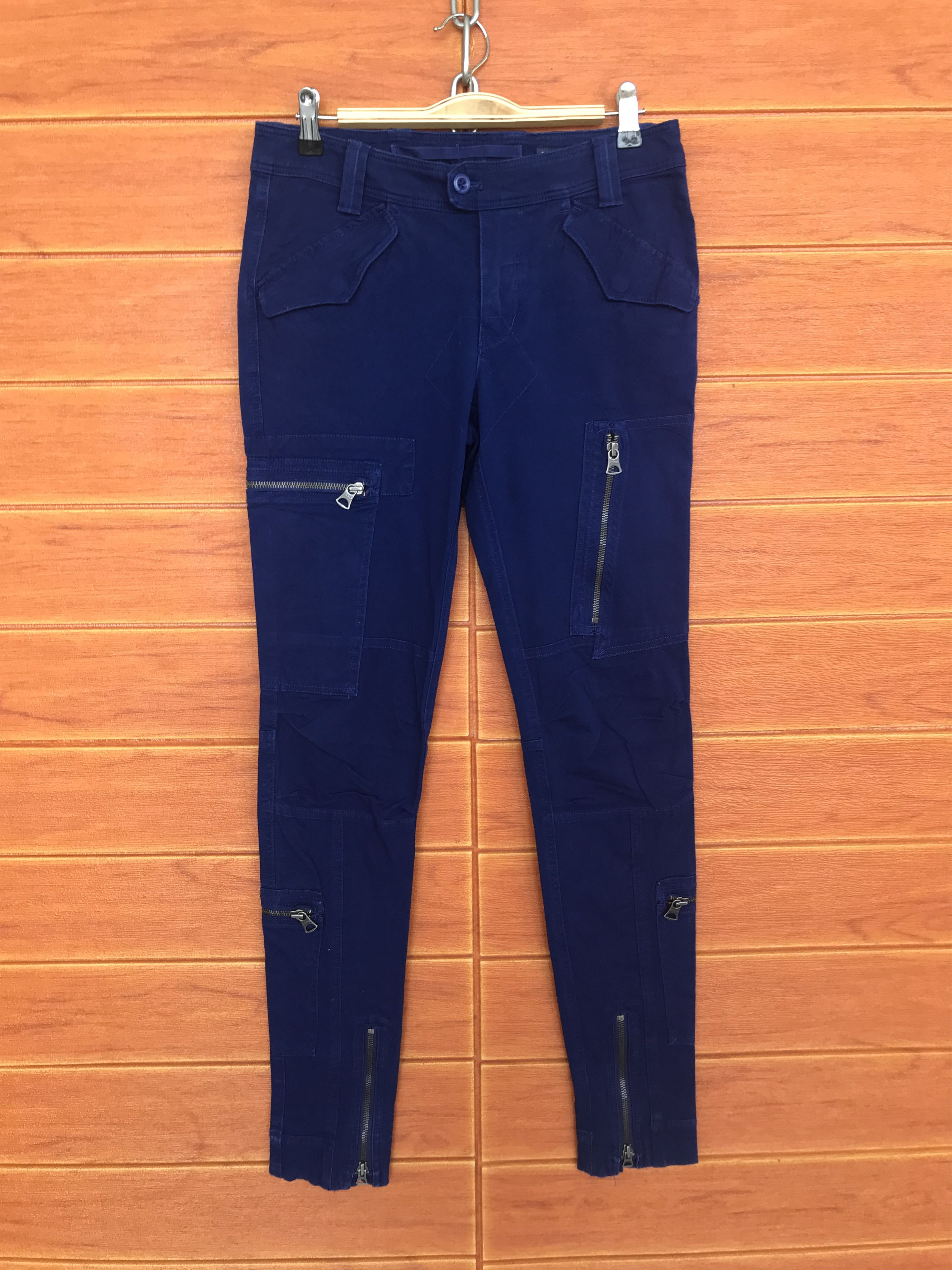Polo Ralph Lauren Ralph Lauren Multi Zipper Pocket Tactical Stretch Skinny Size US 29 - 1 Thumbnail