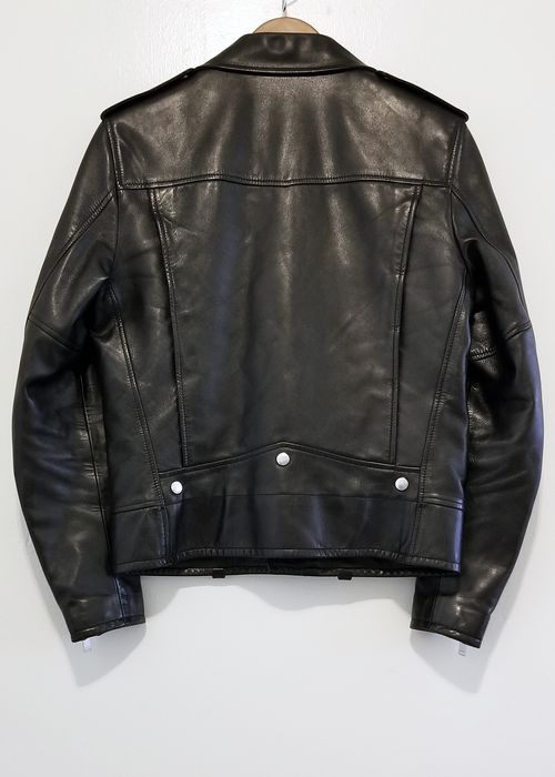 Saint Laurent Paris L01 Lambskin Leather Biker Jacket Size US M / EU 48-50 / 2 - 2 Preview