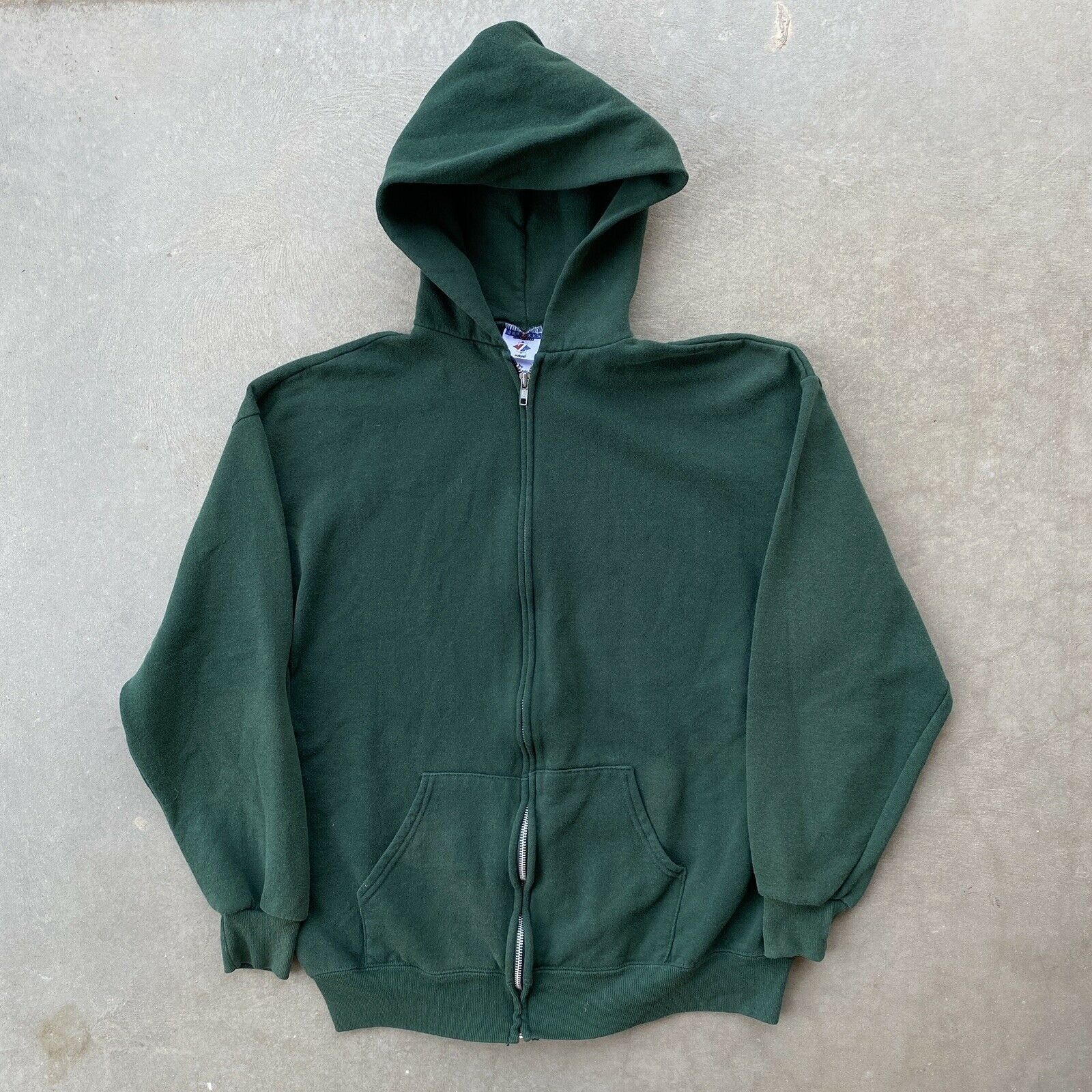 Jerzees × Made In Usa × Vintage Vintage 90s Jerzees Full Zip 