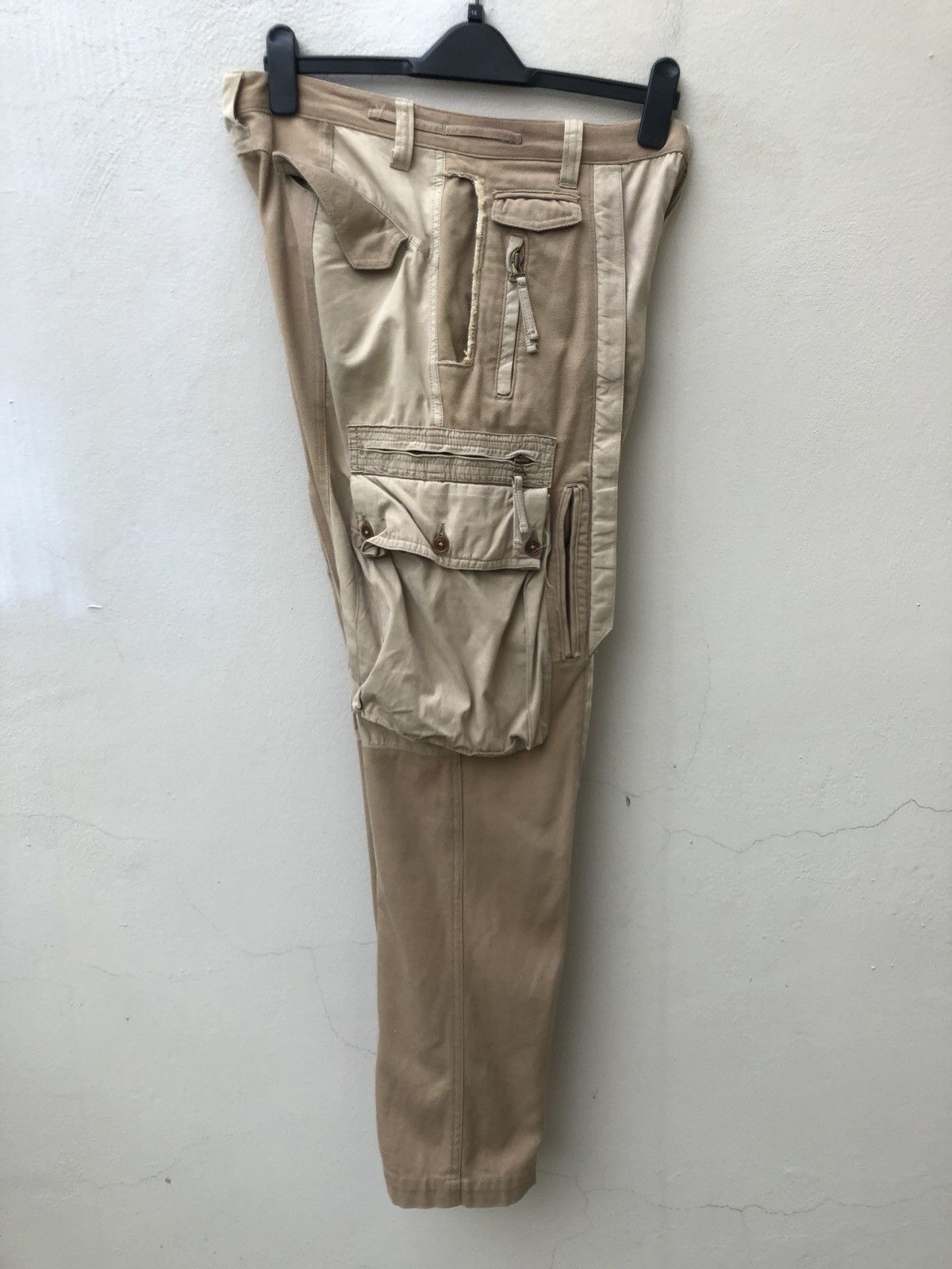 Vintage Japan Brand Capano Distressed Parachute Cargo Trouser Size US 32 / EU 48 - 18 Thumbnail