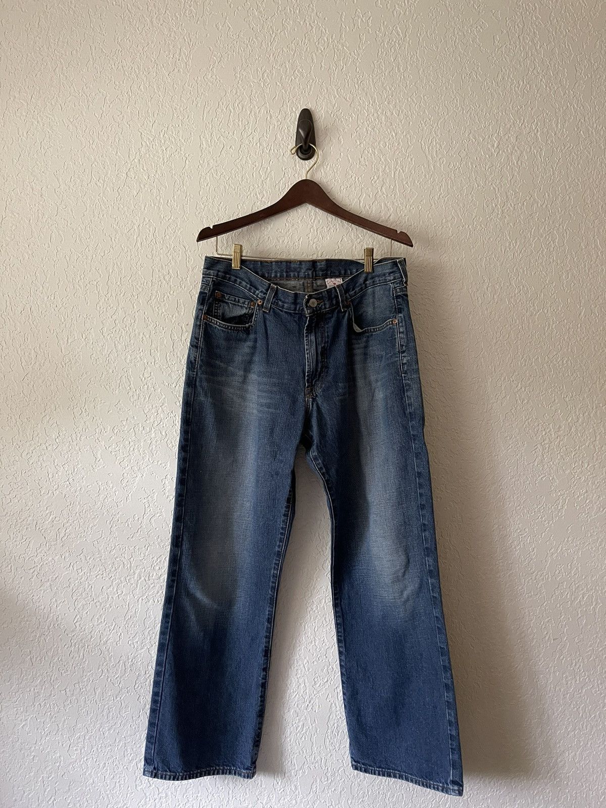 Vintage Lucky Brand Vintage Dungarees Denim Jeans Size US 34 / EU 50 - 1 Preview