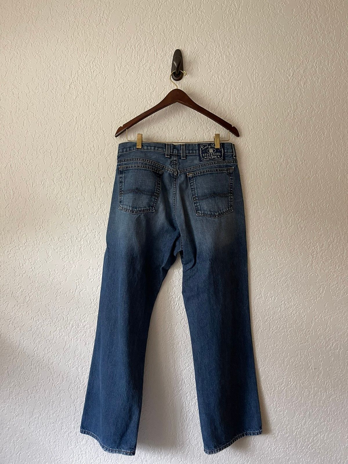 Vintage Lucky Brand Vintage Dungarees Denim Jeans Size US 34 / EU 50 - 2 Preview
