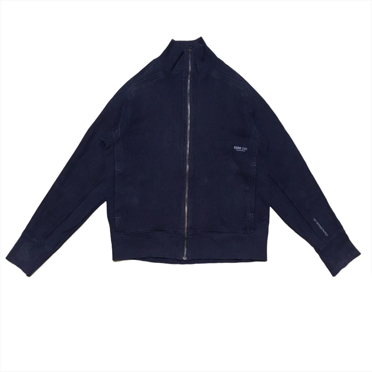 G-Star G Star Raw Denim Big Logo Zipper Sweater Size US M / EU 48-50 / 2 - 2 Thumbnail