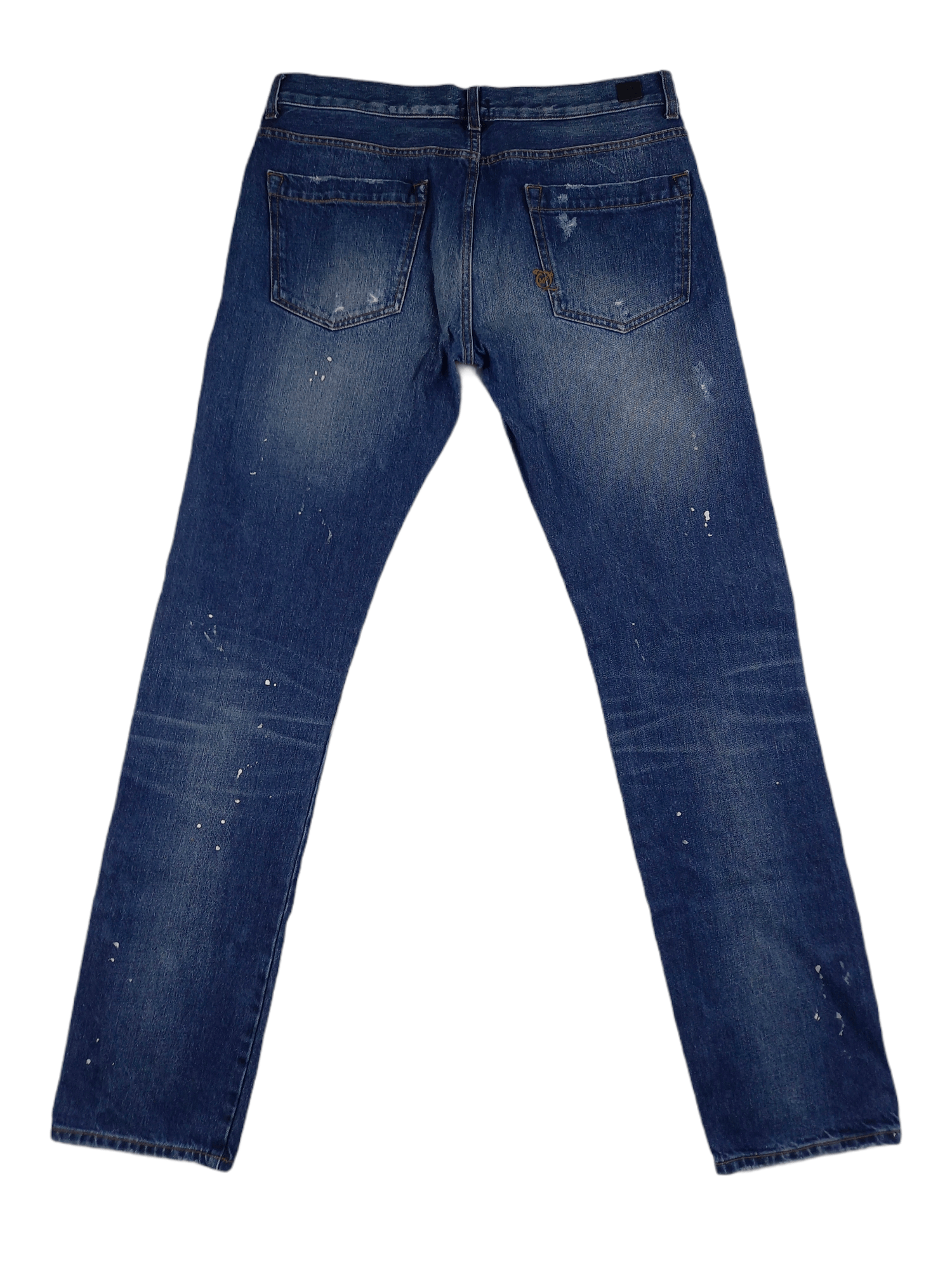 Alexander McQueen Mcq Mcqueen Denim Paint splatter distressed Size US 36 / EU 52 - 2 Thumbnail