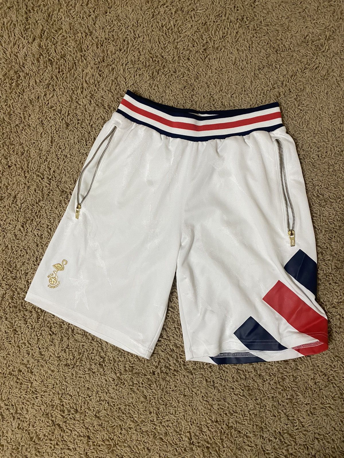 Kith Flamingos Game Shorts | Grailed