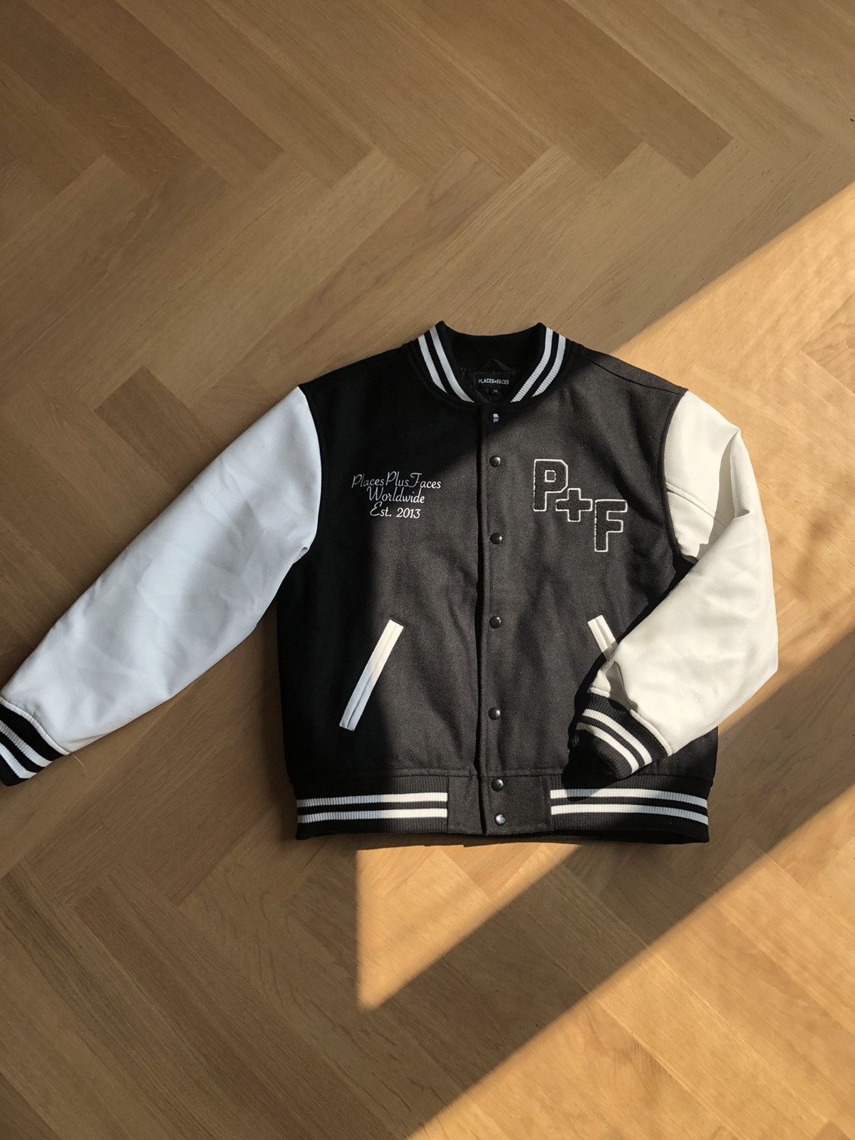 Places + Faces PLACES + FACES VARSITY JACKET SIZE M | Grailed