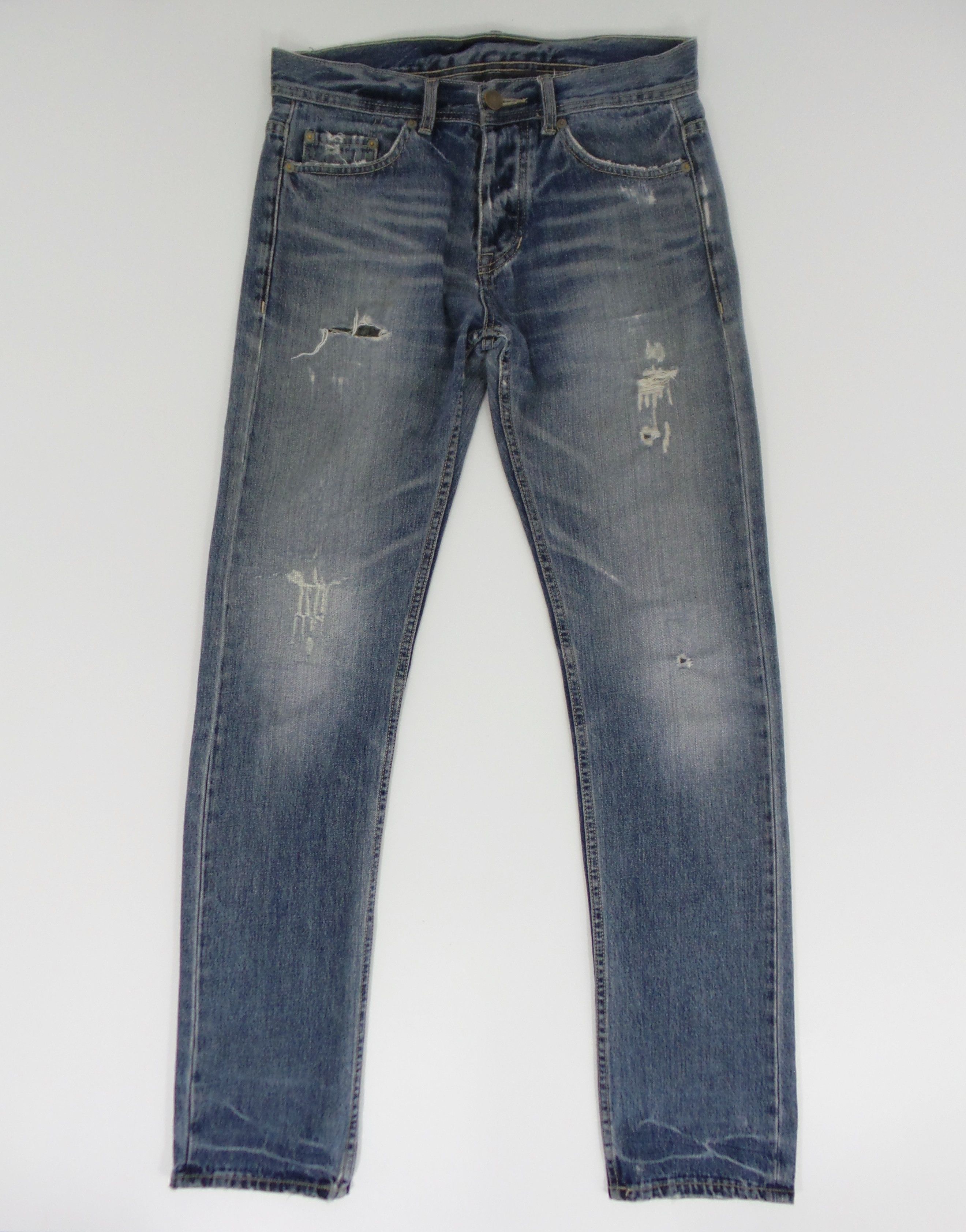 Armani Exchange × Designer Armani Exchange J66 Straight Stonewashed Jeans W32xL43 Size US 32 / EU 48 - 1 Thumbnail