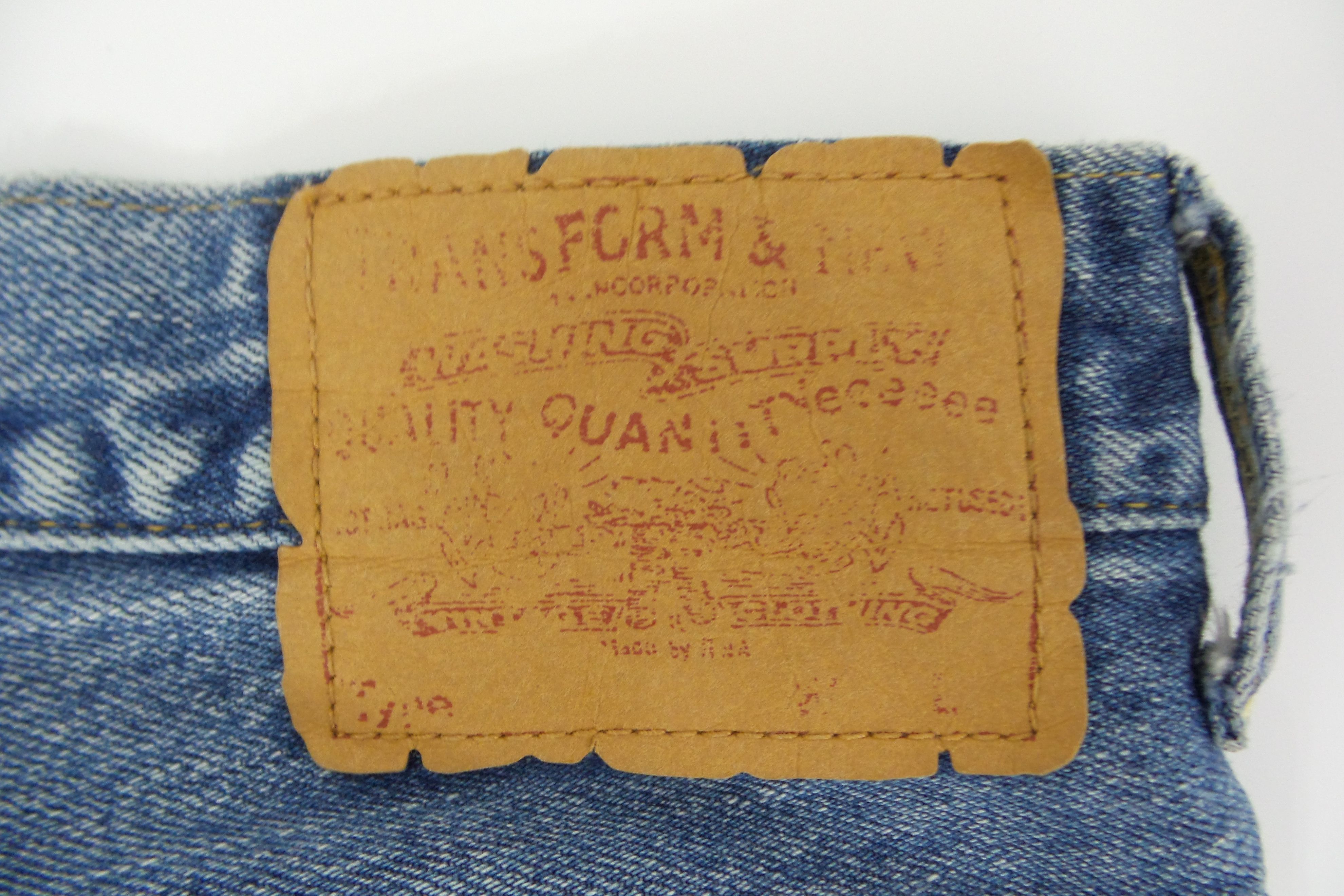 Japanese Brand RNA. Inc Stonewashed Button Fly Jeans W32xL37 Size US 32 / EU 48 - 9 Thumbnail