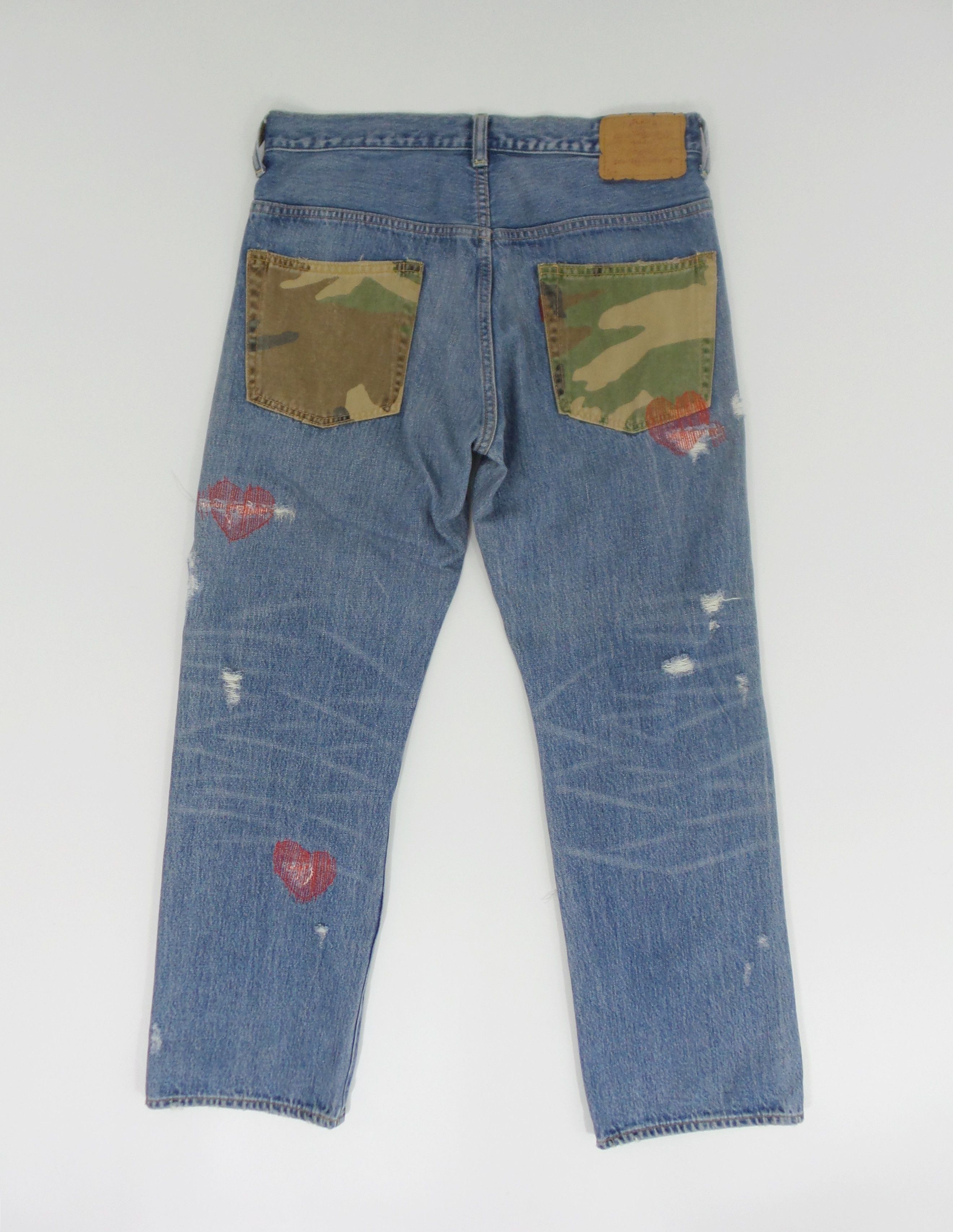 Japanese Brand RNA. Inc Stonewashed Button Fly Jeans W32xL37 Size US 32 / EU 48 - 7 Thumbnail