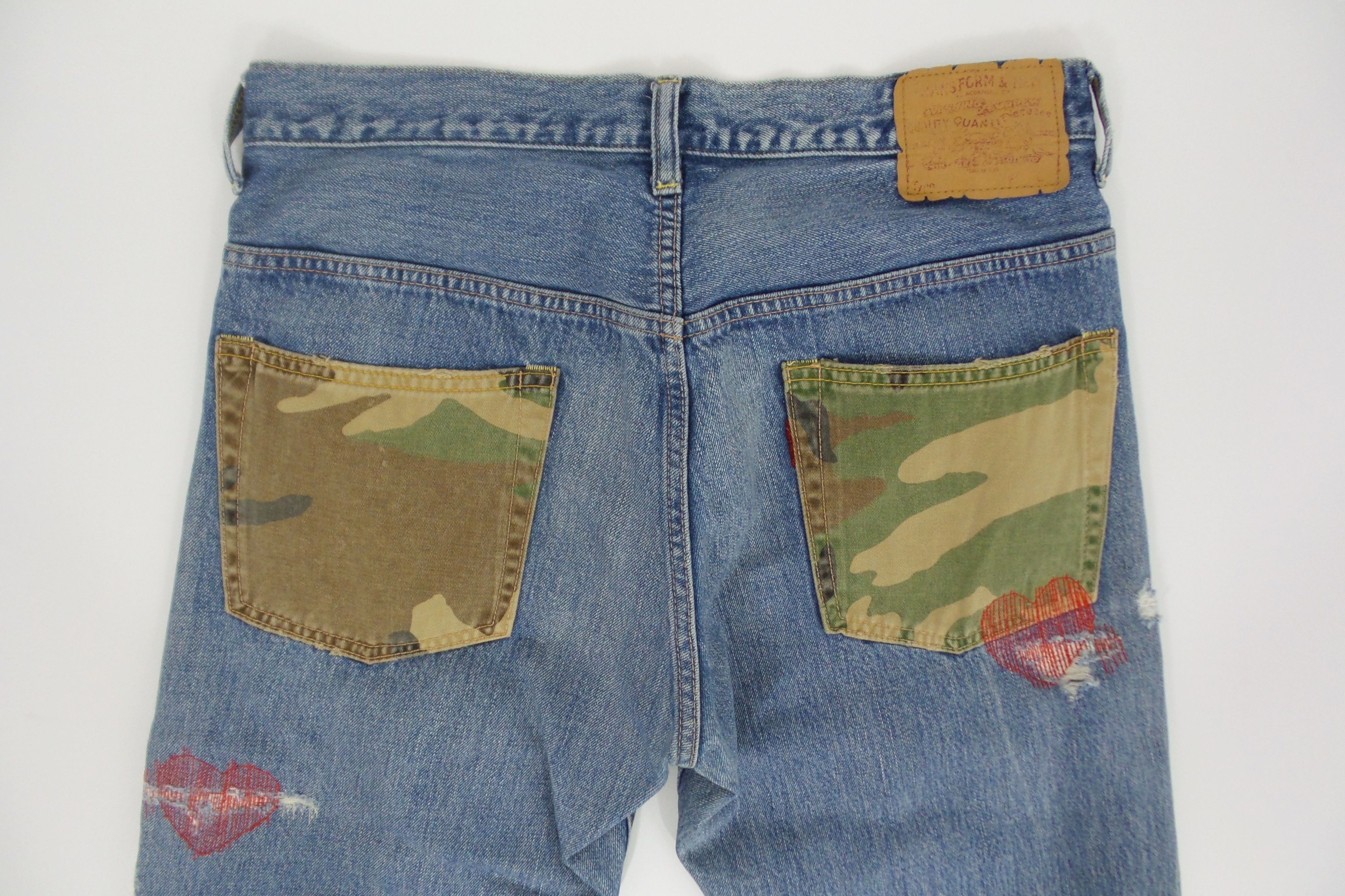 Japanese Brand RNA. Inc Stonewashed Button Fly Jeans W32xL37 Size US 32 / EU 48 - 8 Thumbnail