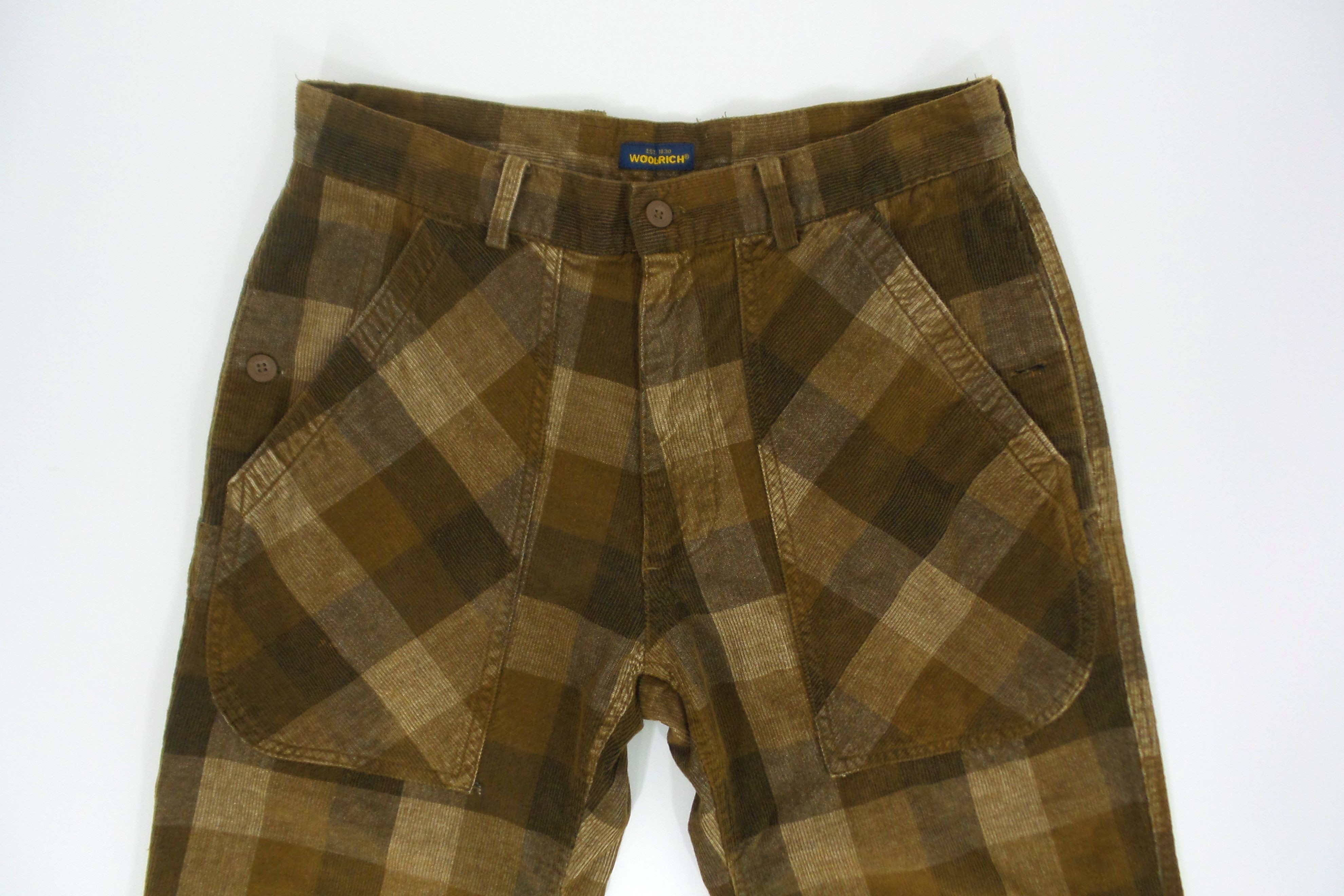 Woolrich Woolen Mills Woolrich Checkered Bush Pants W32xL23 Size US 32 / EU 48 - 3 Thumbnail