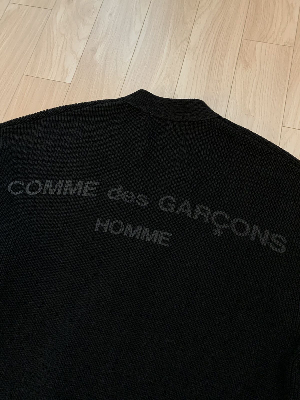 Comme des Garcons Homme CDGH 80's Logo knit cardigan | Grailed