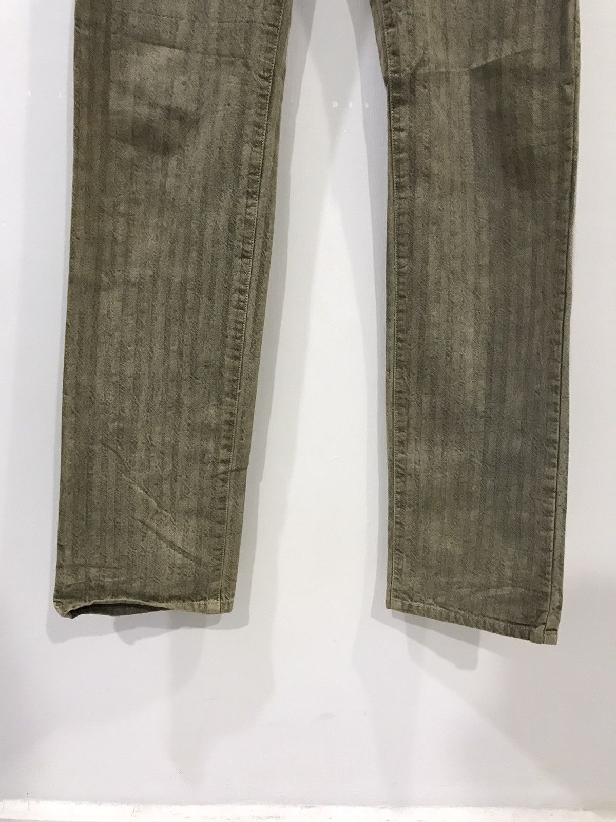 Designer × Japanese Brand ADD's Cloth Japan Artisanal Designer Vertical Stripe Pant Size US 27 - 3 Thumbnail