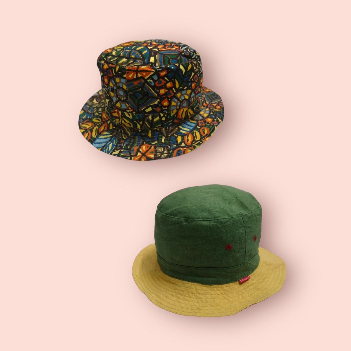 Japanese Brand × Vintage VINTAGE TITICACA REVERSIBLE BUCKET HAT Size ONE SIZE - 1 Thumbnail