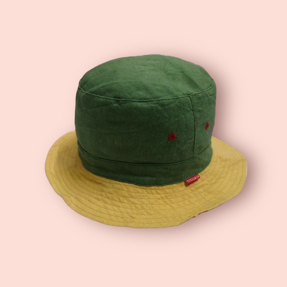 Japanese Brand × Vintage VINTAGE TITICACA REVERSIBLE BUCKET HAT Size ONE SIZE - 10 Thumbnail