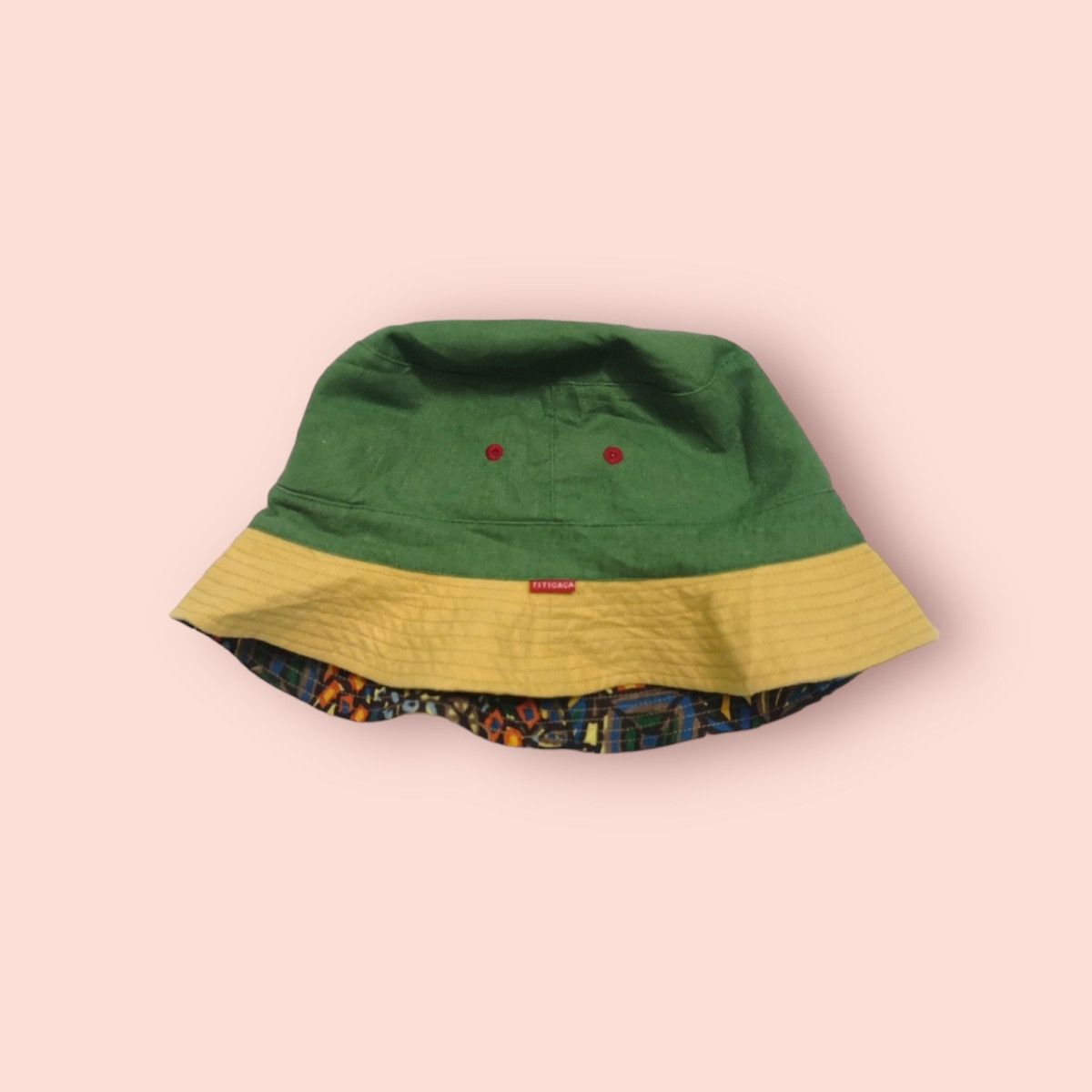 Japanese Brand × Vintage VINTAGE TITICACA REVERSIBLE BUCKET HAT Size ONE SIZE - 11 Thumbnail