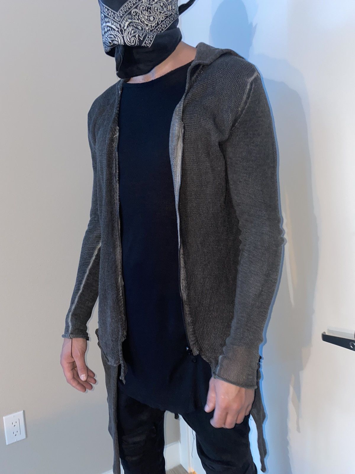 Lumen Et Umbra lumen et umbra layered cardigan zip up with hood Size US M / EU 48-50 / 2 - 8 Thumbnail