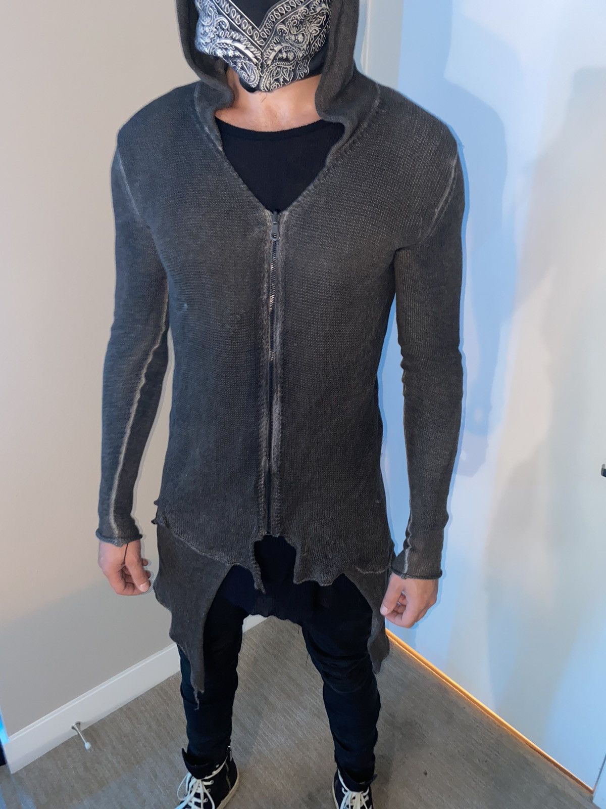 Lumen Et Umbra lumen et umbra layered cardigan zip up with hood Size US M / EU 48-50 / 2 - 7 Thumbnail